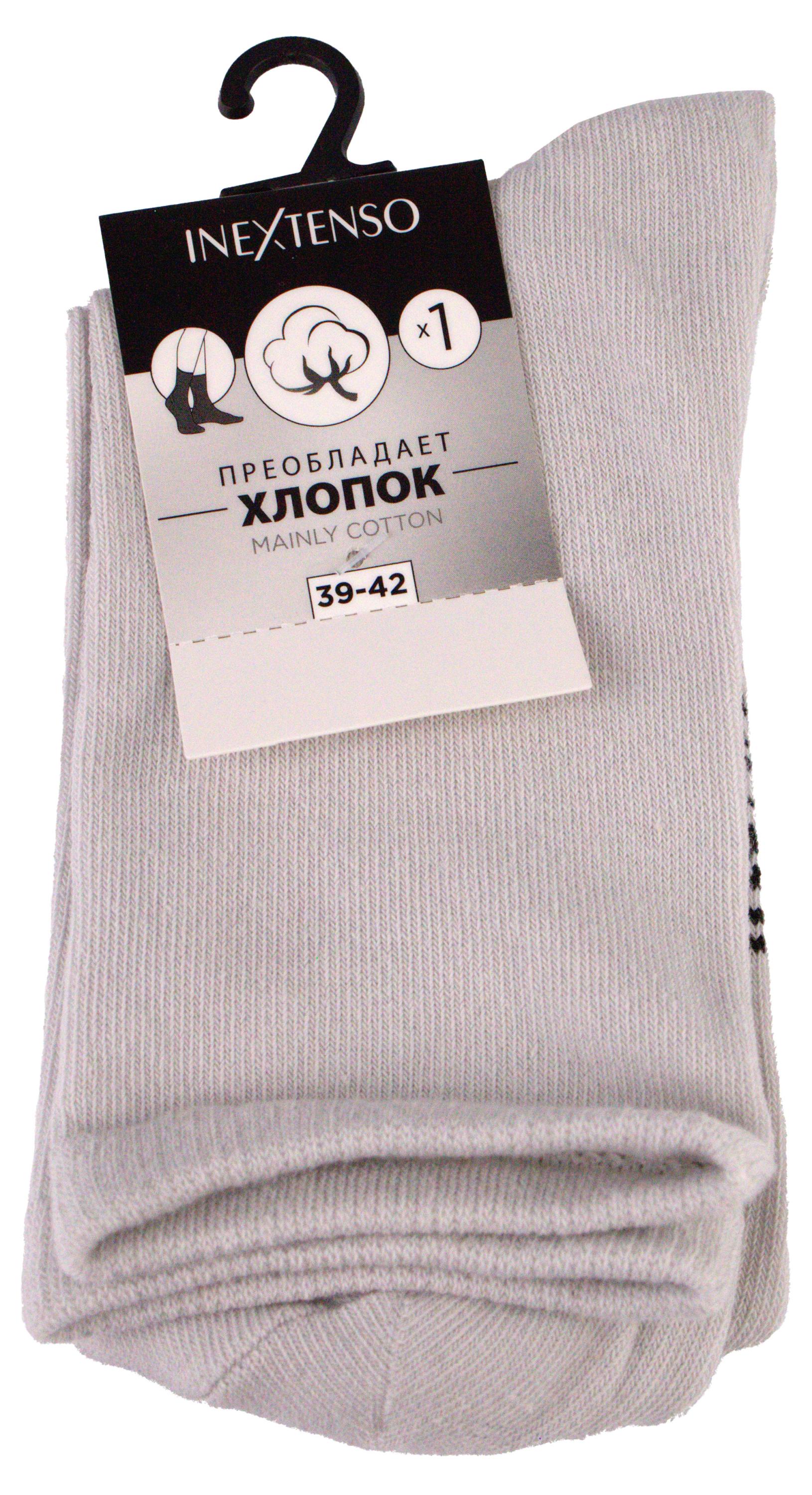 Изображение товара Носки женские InExtenso высокий пагаленок серые, р 35/38-39/42