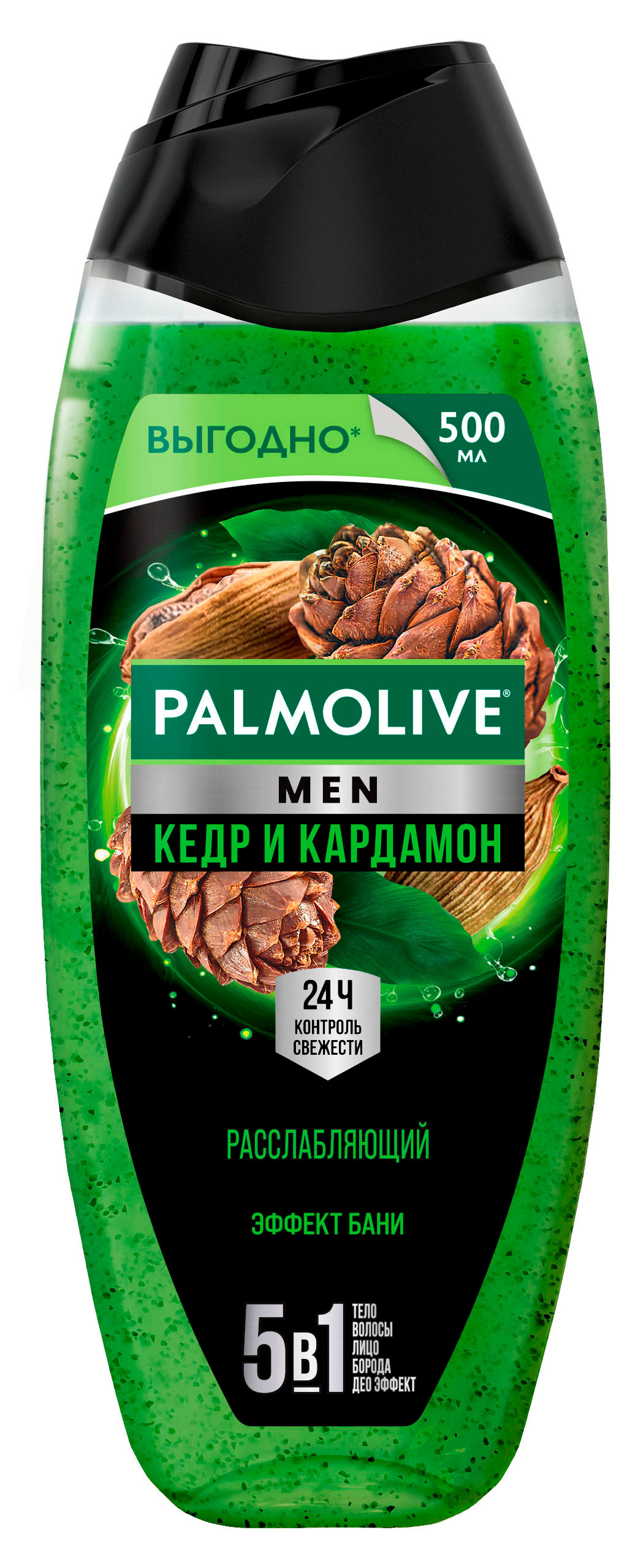 

Гель для душа Palmolive Men Расслабляющий кедр и кардамон, 500 мл