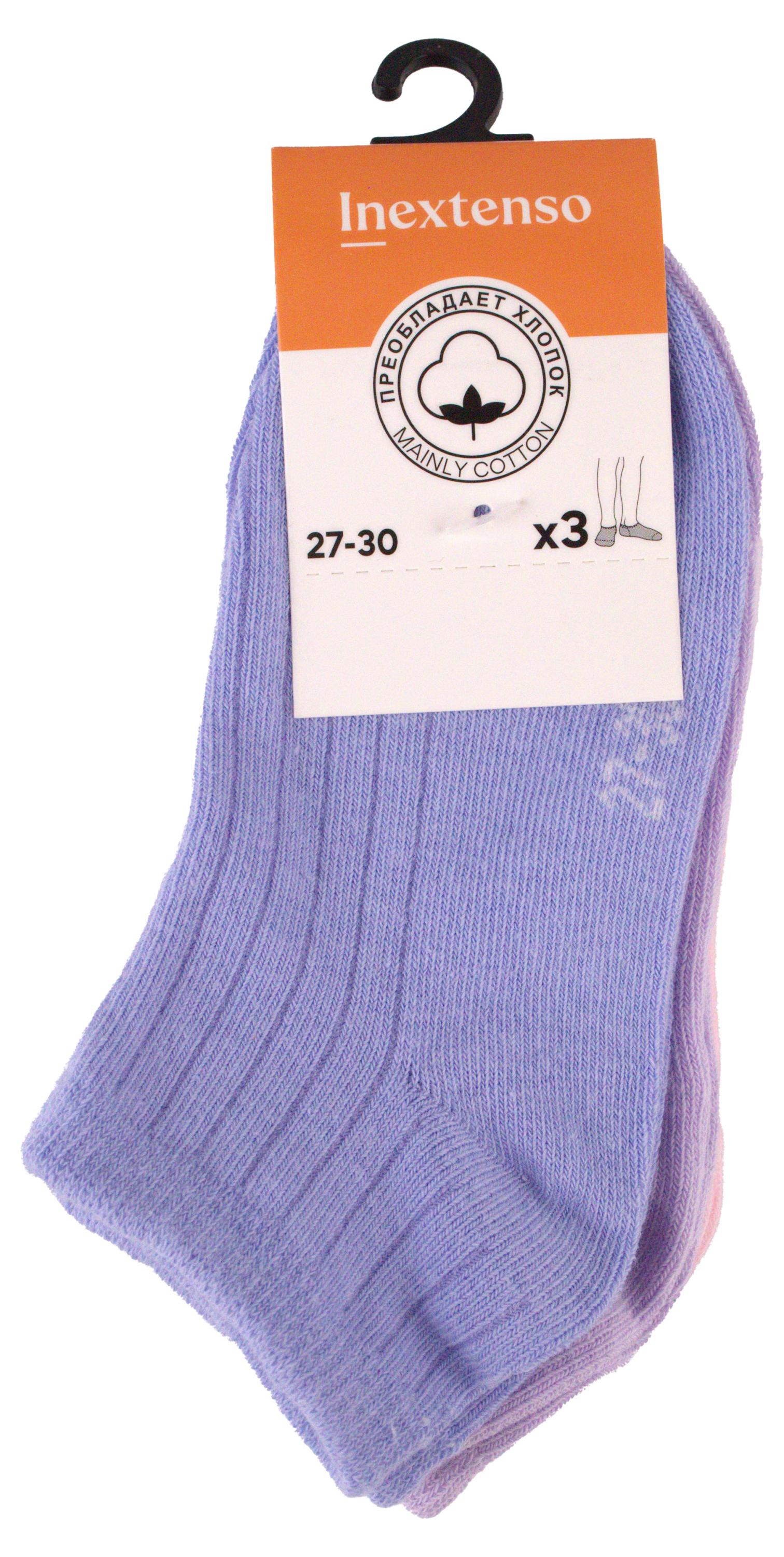 Изображение товара Носки для девочки InExtenso 3 пары, р 27/30-35/38