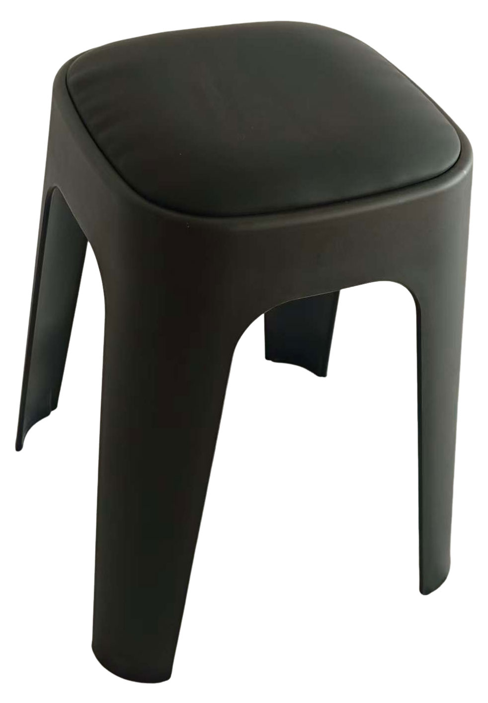 

Табурет пластиковый Actuel Поль черный, 37х37х48 см