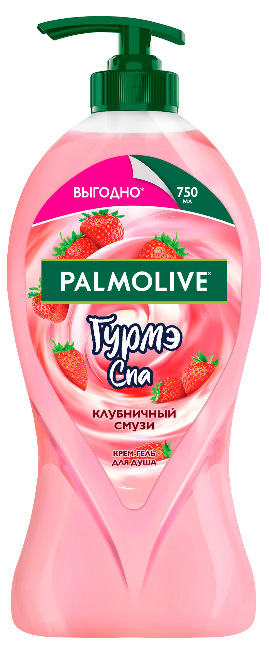 Изображение товара Гель для душа Palmolive Гурмэ СПА Клубничный смузи, 750 мл