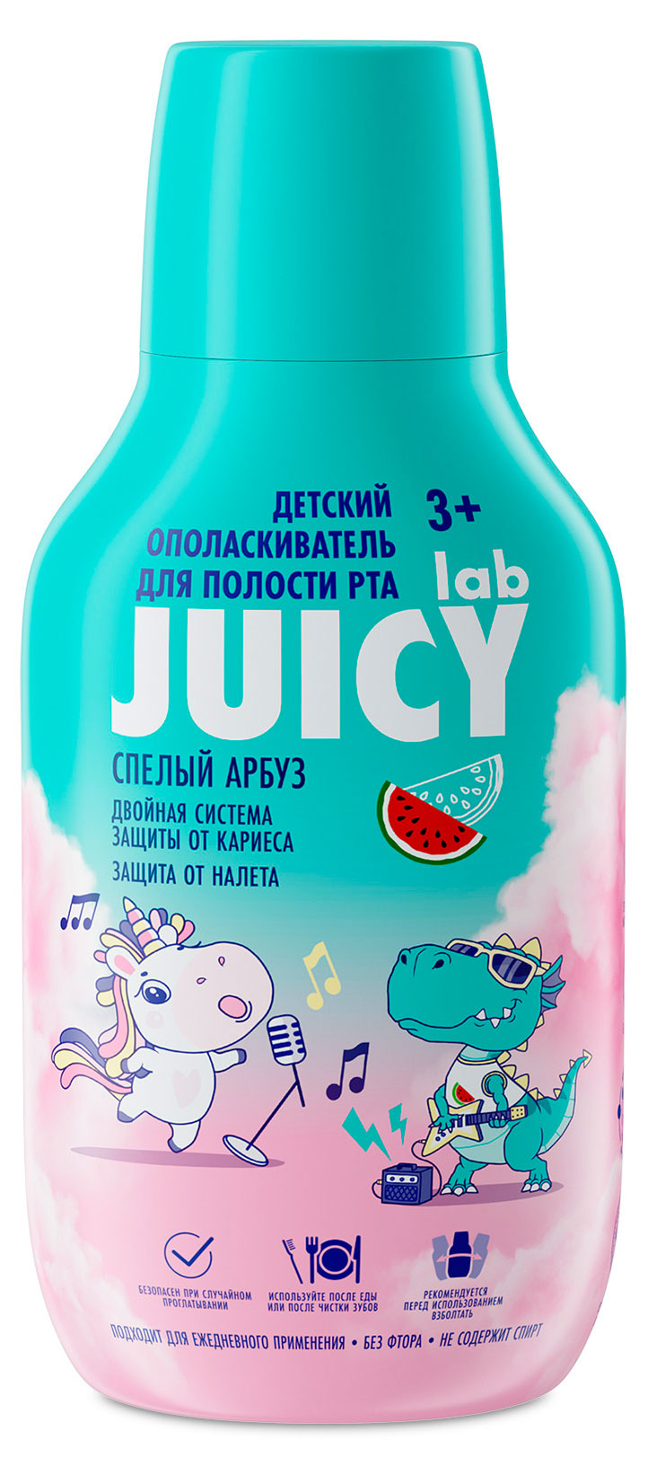 

Ополаскиватель для рта детский Juicy Lab Арбуз с 3 лет, 250 мл