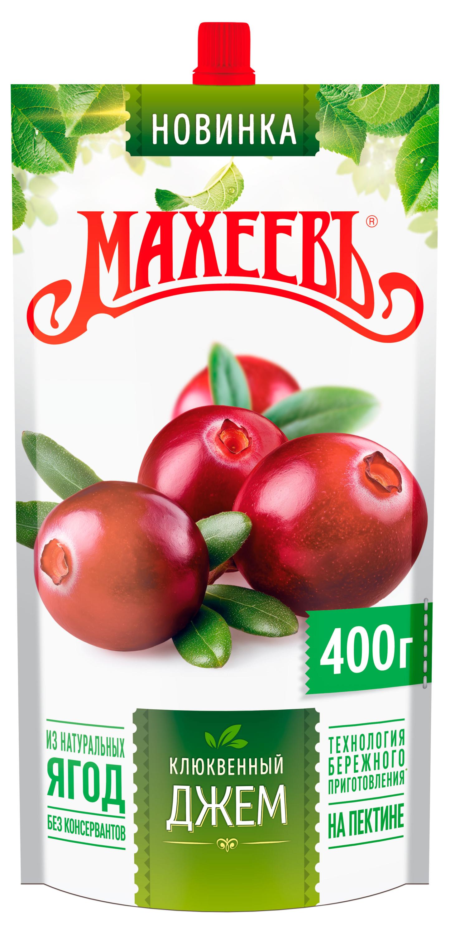 Изображение товара Джем «МАХЕЕВЪ» Клюквенный, 400 г