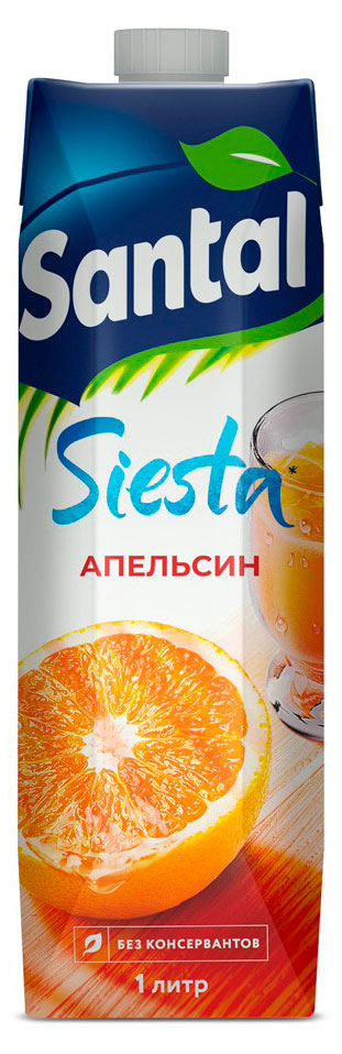 Изображение товара Напиток сокосодержащий Santal Апельсин, 1 л