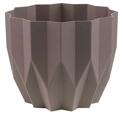 

Кашпо для растений BMC Геометрия цвет моккачино d 20 см, 3 л