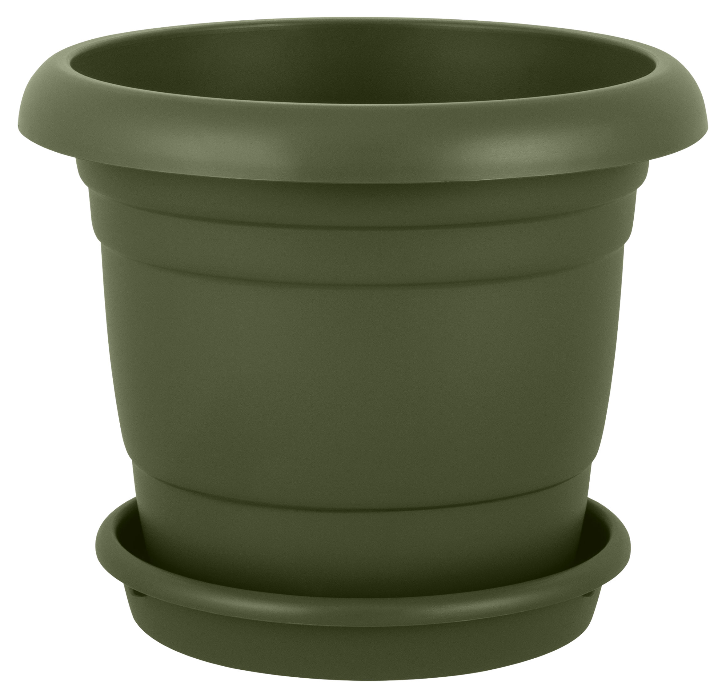 Изображение товара Горшок для цветов InGreen Афина цвет мох 17х14 см, 1,7 л