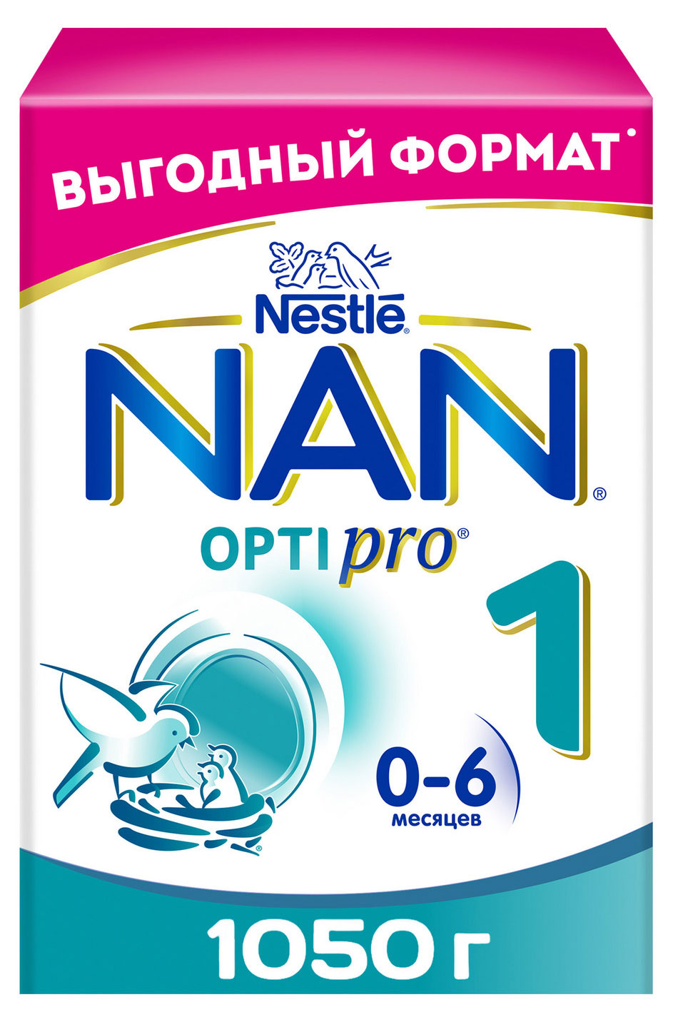 Изображение товара NAN OPTIPRO 1 детская сухая молочная смесь 1 05 кг с 2'FL и BL probiotic