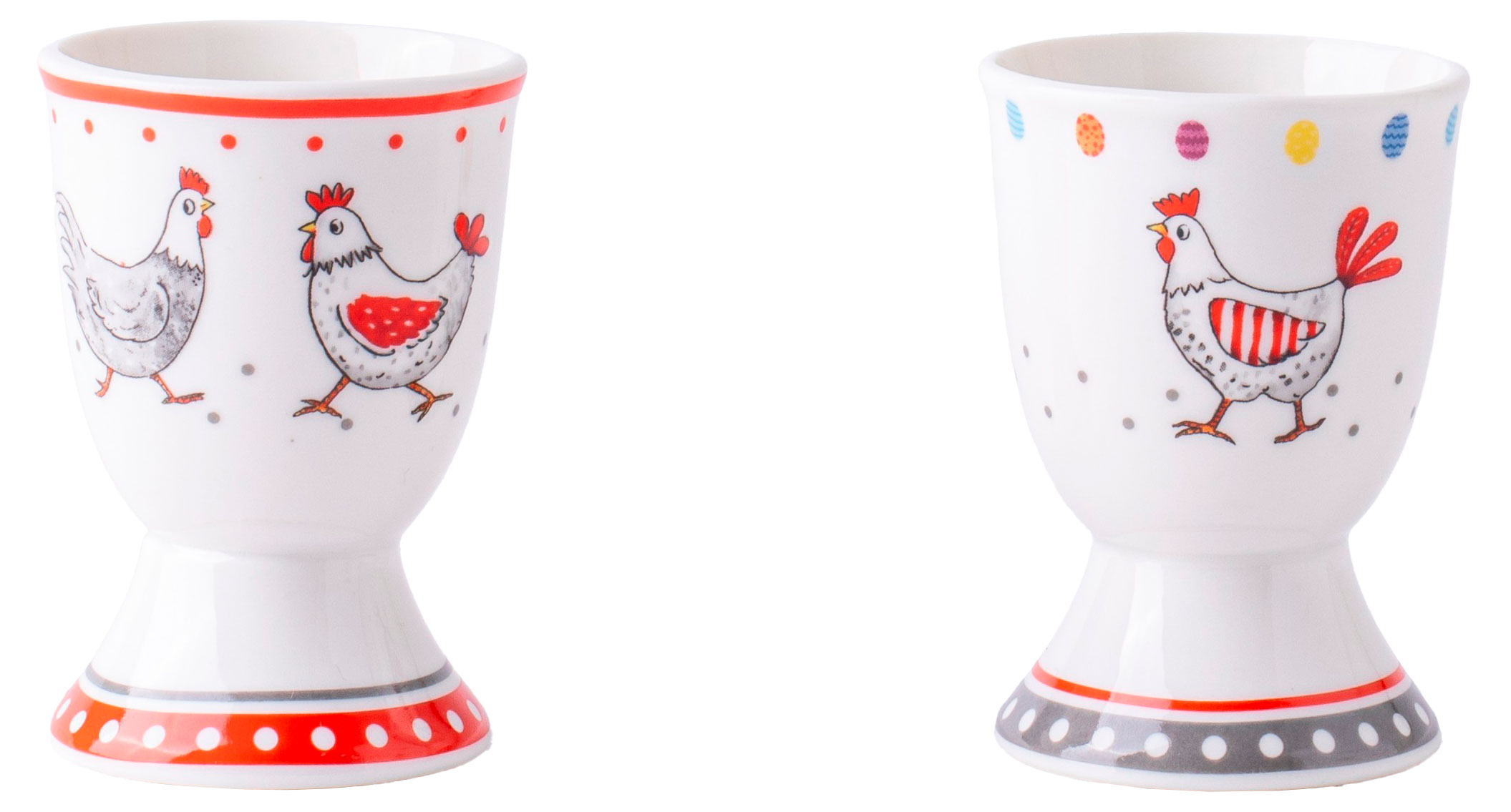 

Подставка под яйцо Royal Rabbit Cup Курочки фарфоровая 4,8 см, 1 шт в ассортименте