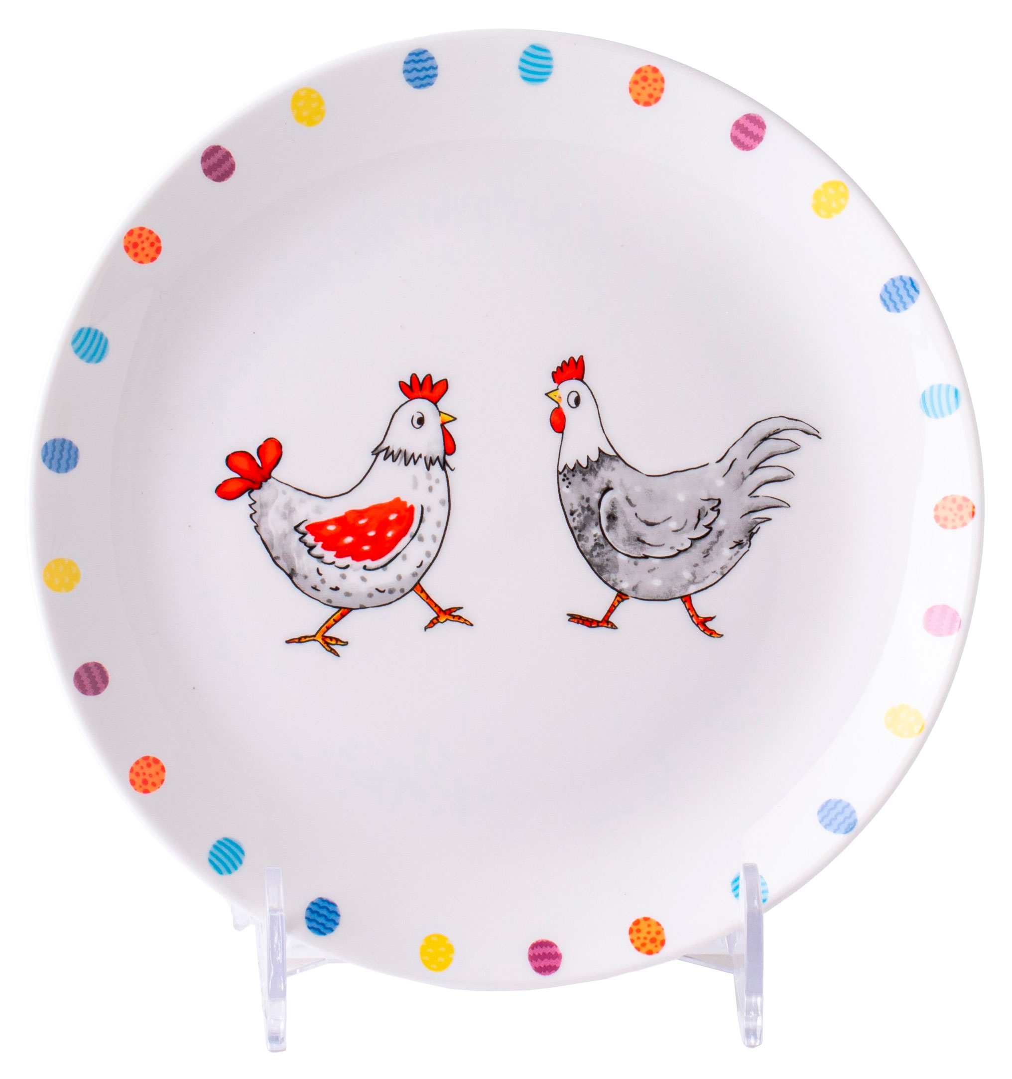 Изображение товара Тарелка десертная Royal Rabbit Cup Курочки фарфоровая, 20,3 см