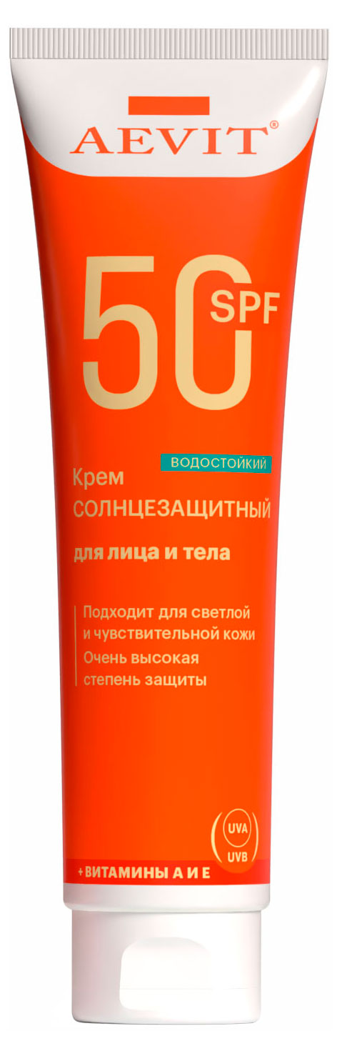 

Крем солнцезащитный для лица и тела Aevit SPF 50, 100 мл