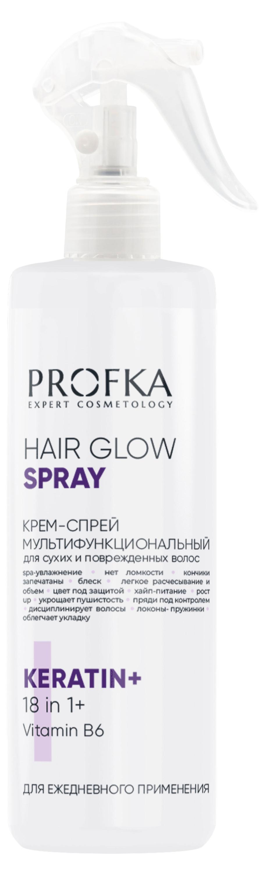 Изображение товара Крем-спрей для сухих и поврежденных волос Profka мультифункциональный, 250 мл