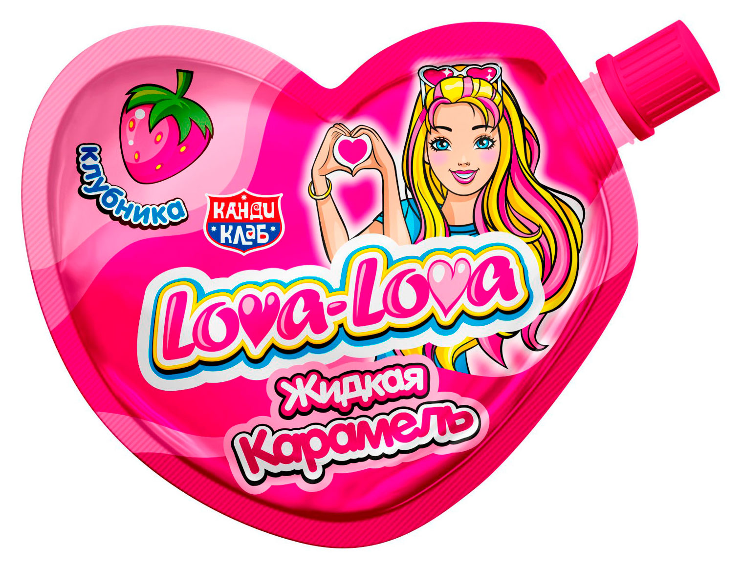 Канди клаб | Карамель жидкая «Канди клаб» Lova-Lova, 20 г 1 шт в ассортименте