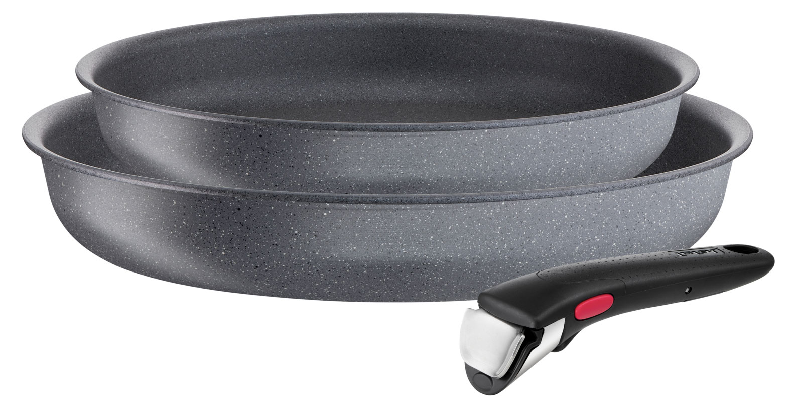 Изображение товара Набор Tefal Ingenio Natural Force Сковорода 22 см + Сковорода 26 см + ручка