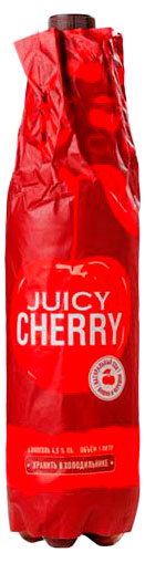 Изображение товара Фруктовый пивной напиток Juicy Cherry 1л светлый оригинальный вкус