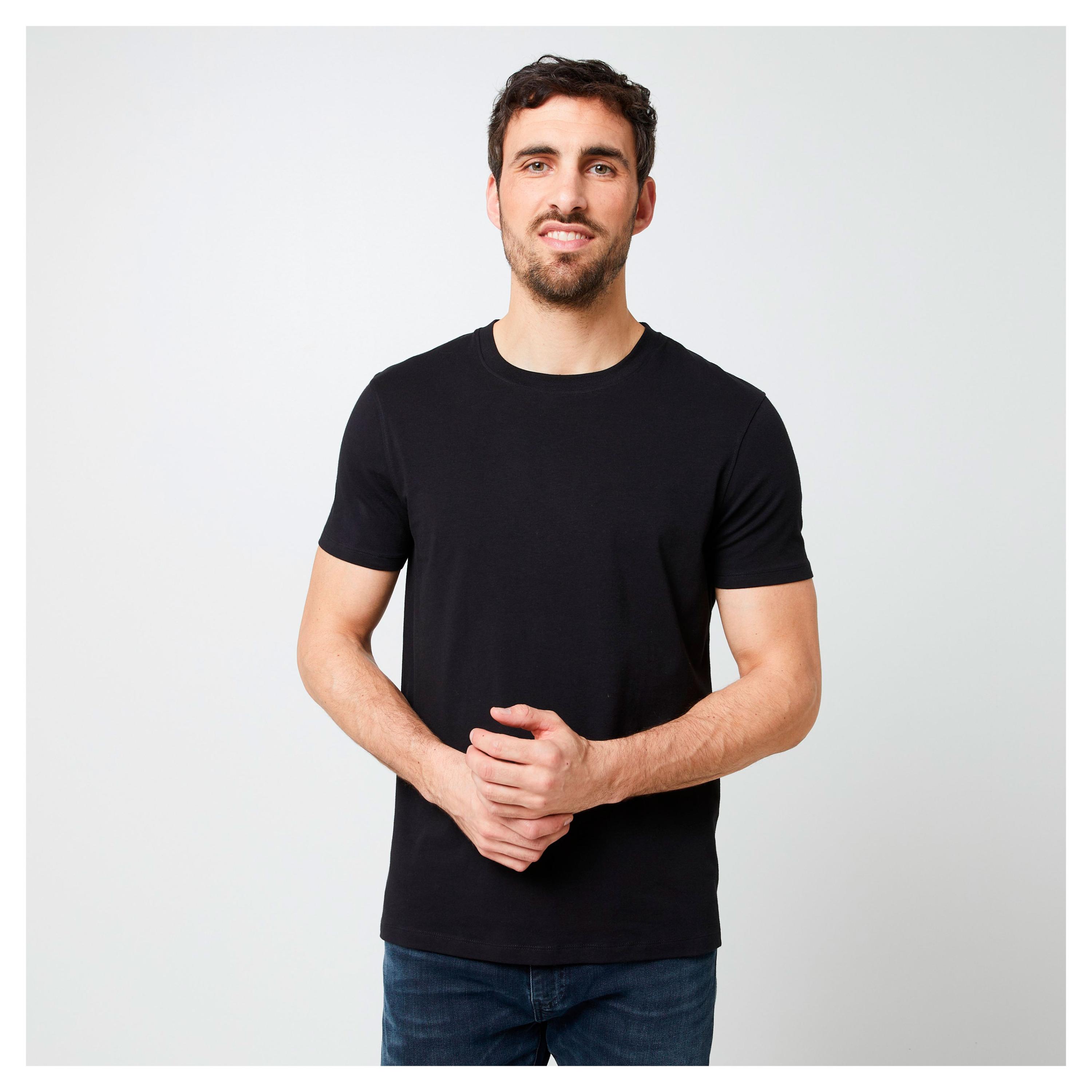 Изображение товара Футболка мужская InExtenso с коротким рукавом черная, р.S-XXL