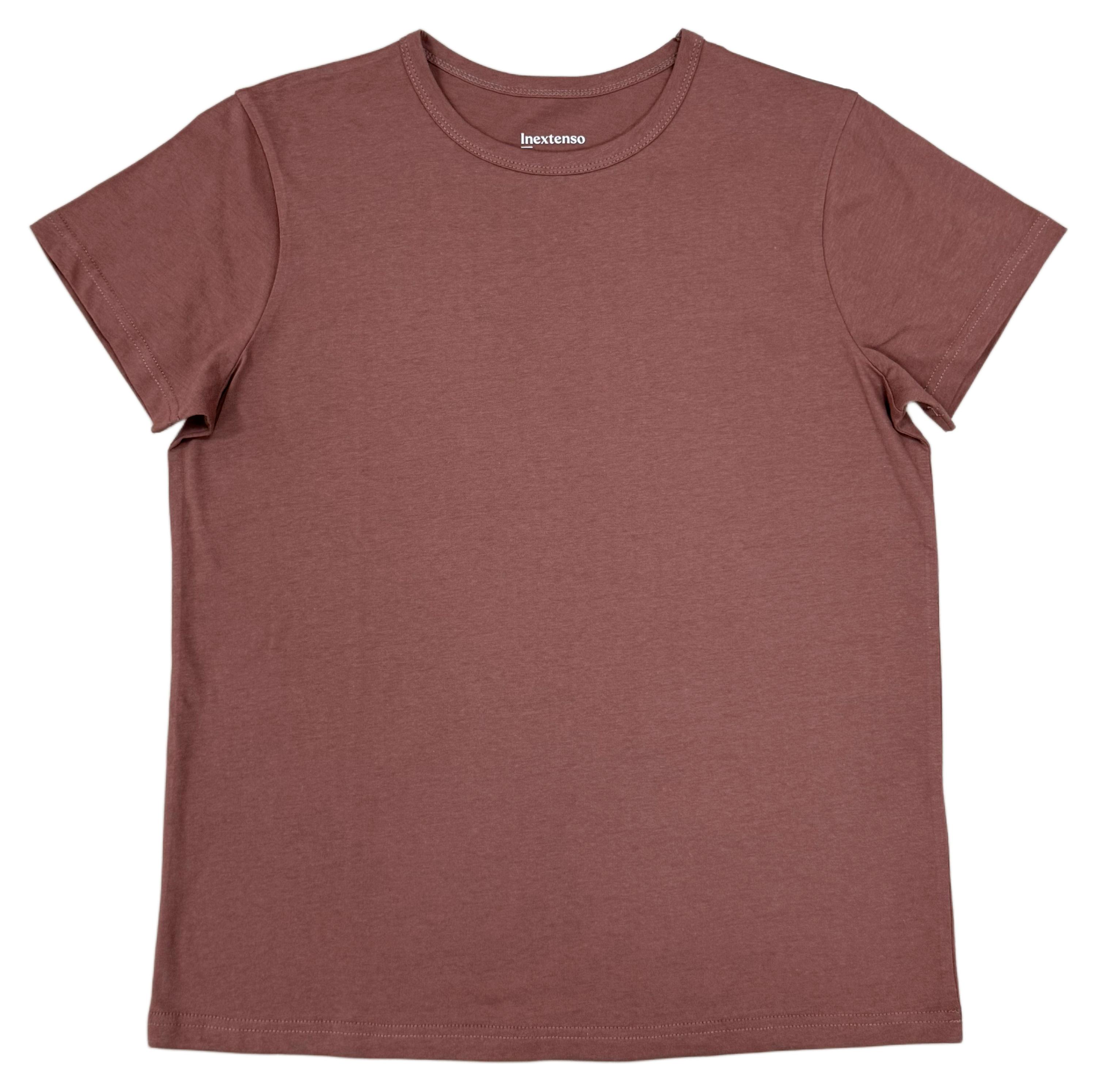 

Футболка женская InExtenso с коротким рукавом коричневая, р.S-XXL
