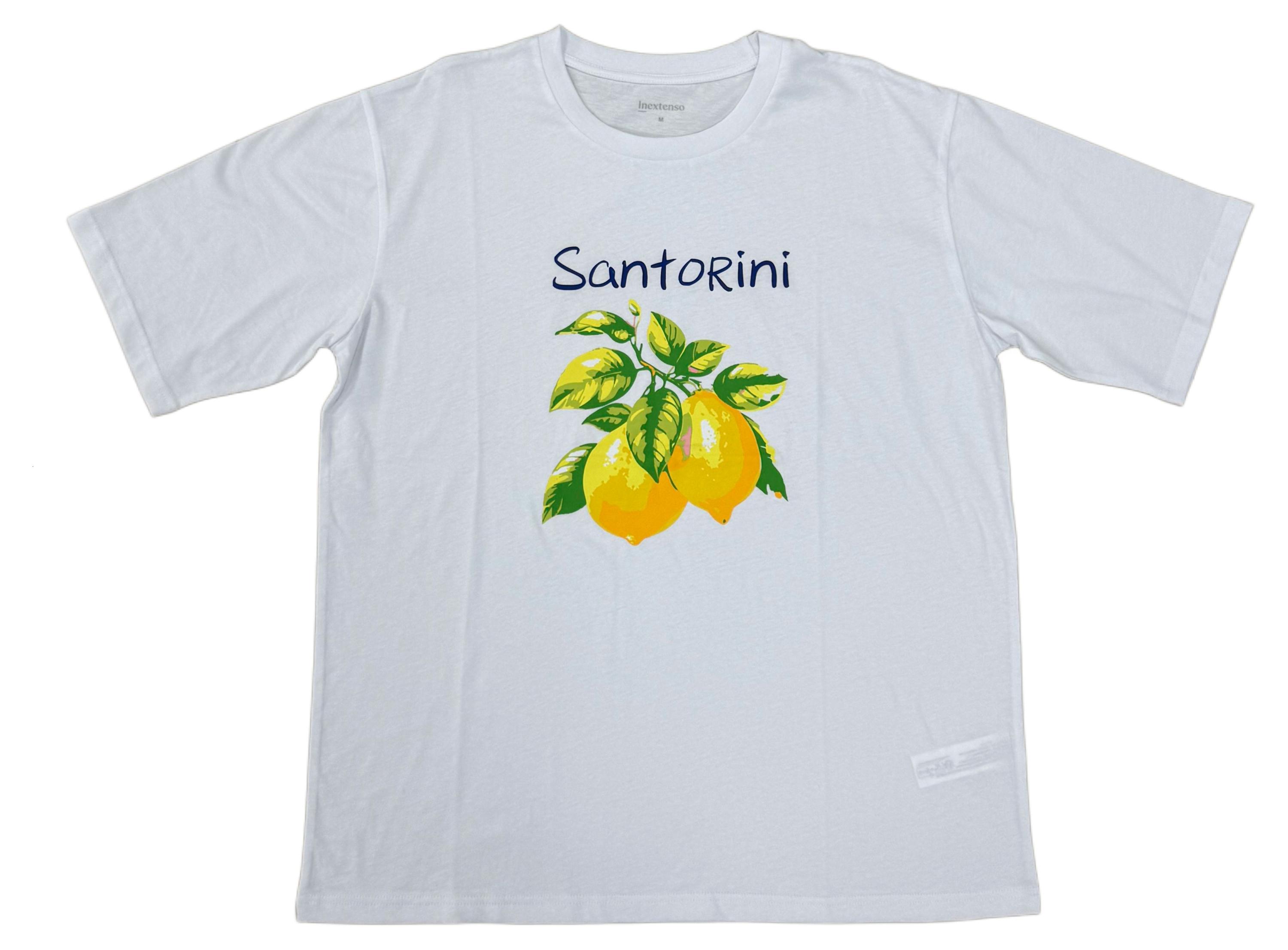 Футболка женская InExtenso Лимон с коротким рукавом белая, р.S-XXL