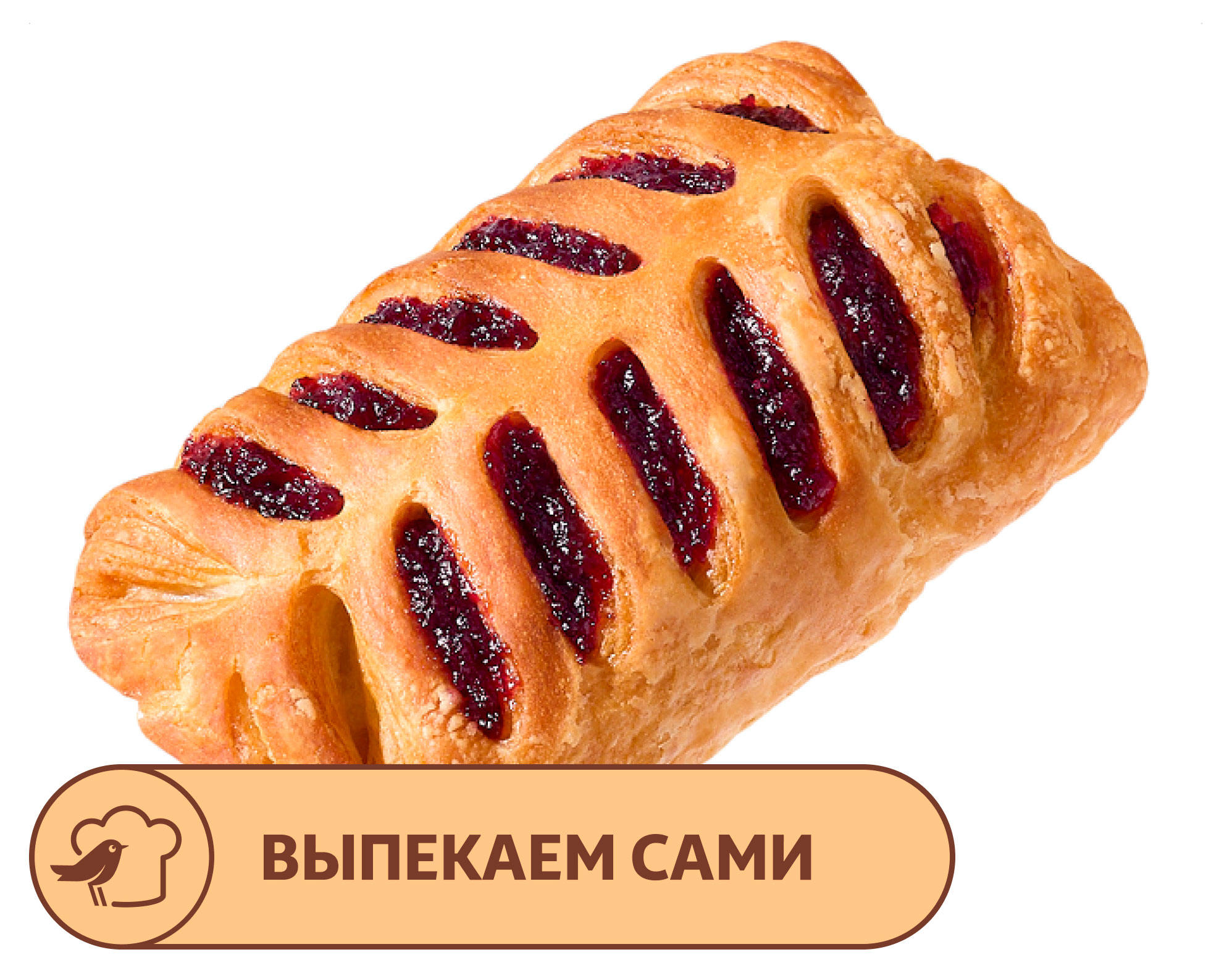 

Гипфель АШАН с черничной начинкой, 70 г
