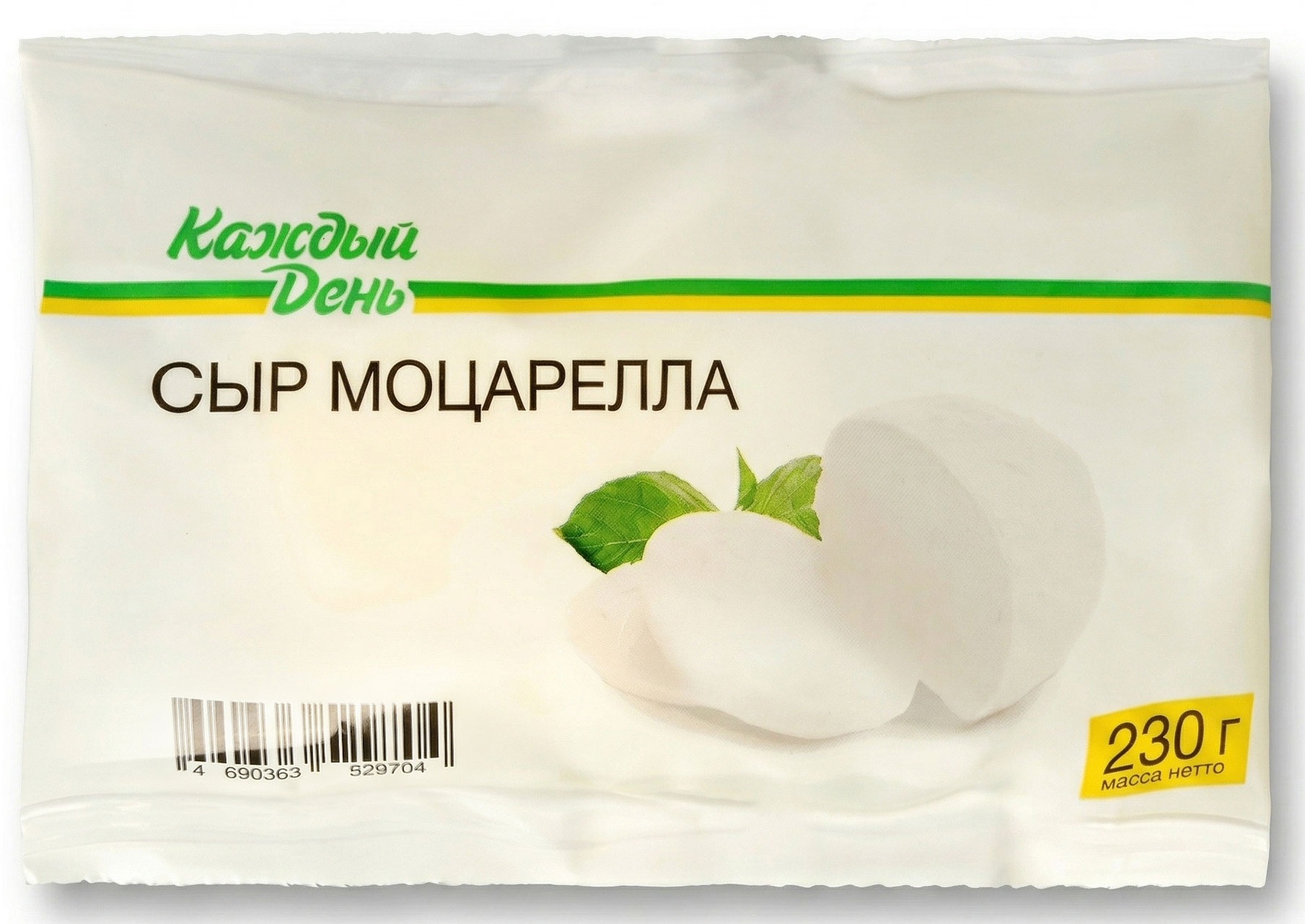 

Сыр Моцарелла шар Каждый день, 100 г