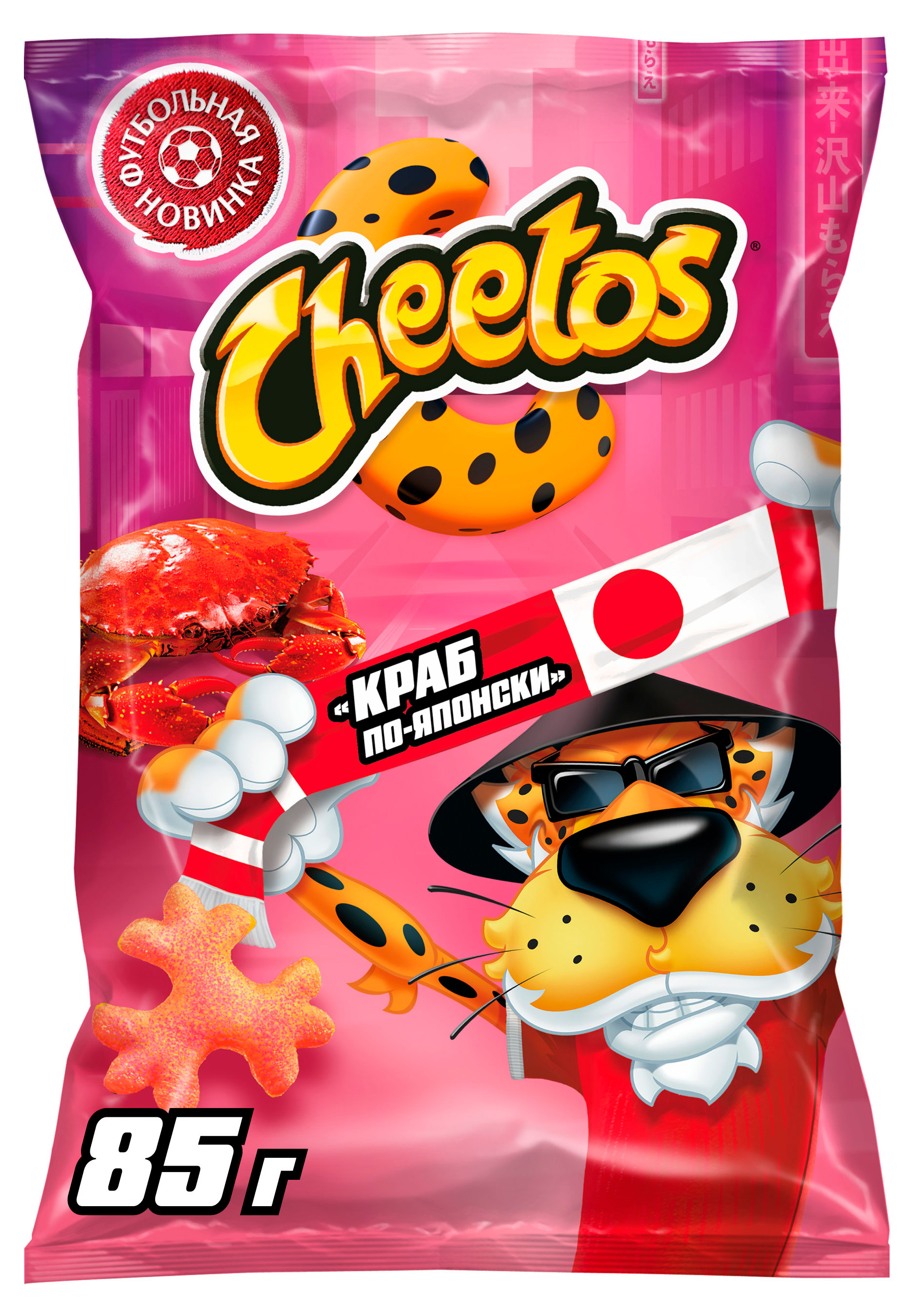 Изображение товара Кукурузные снеки Cheetos Краб по-японски с насыщенным вкусом краба