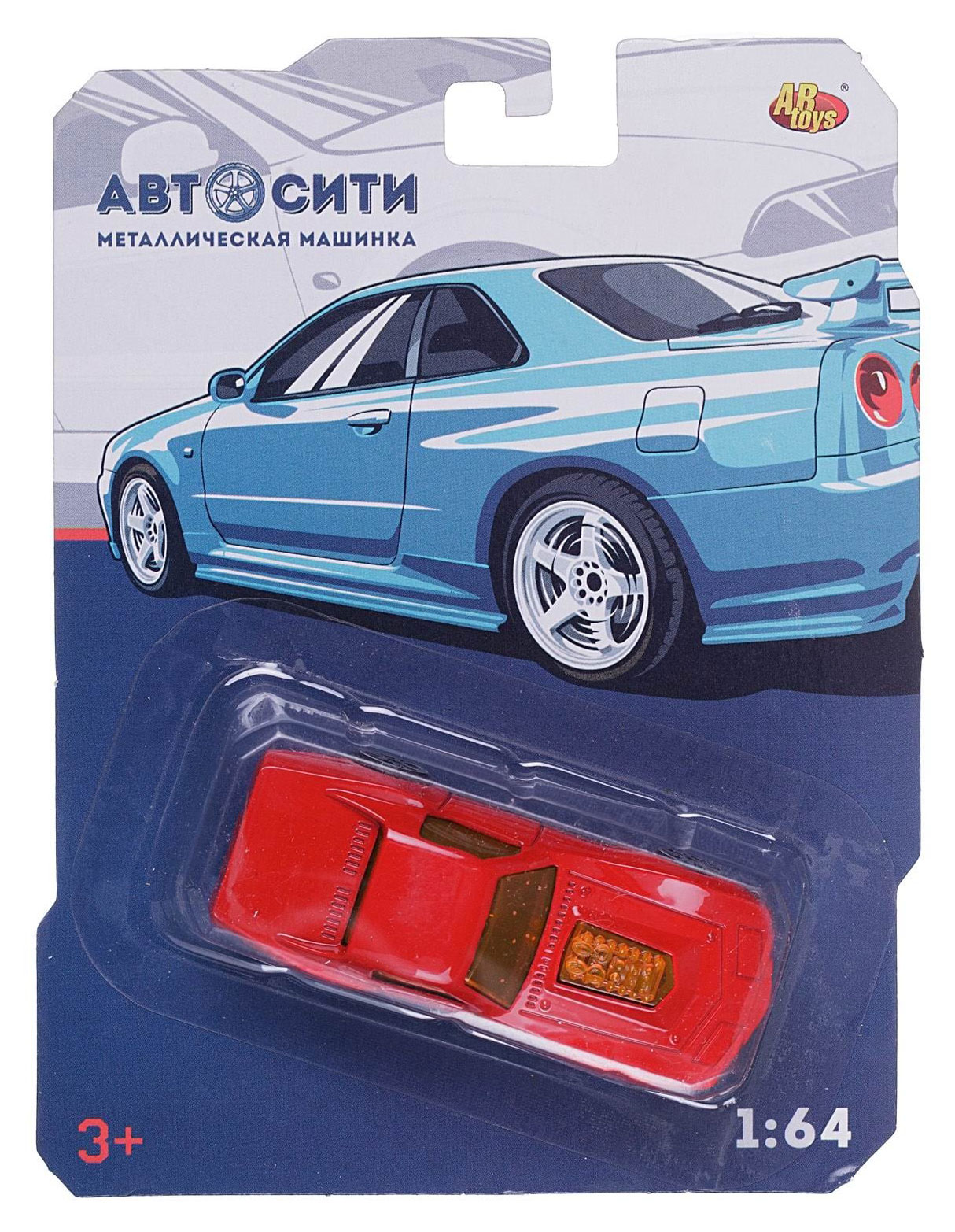 Изображение товара Машинка Abtoys Автосити 1:64, 1 шт в ассортименте