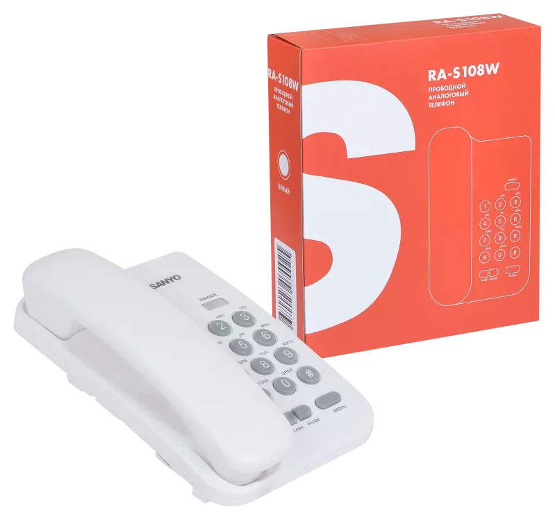 

Телефон стационарный Sanyo RA-S108W