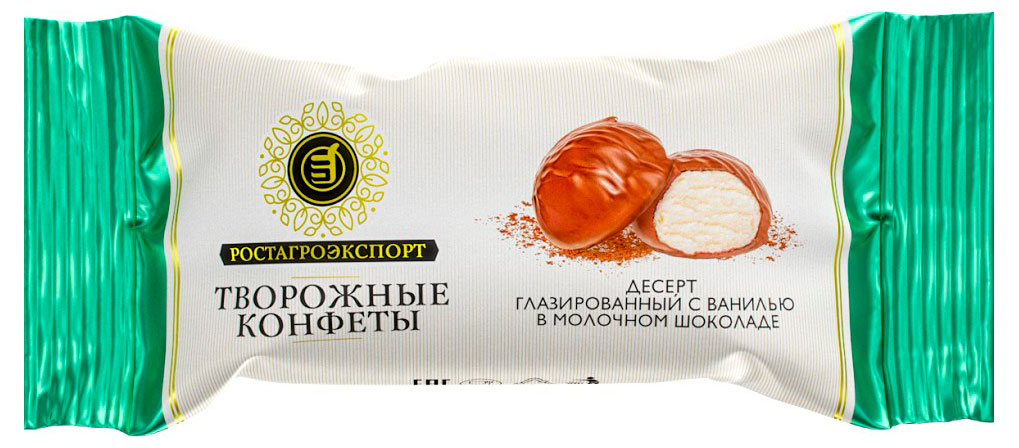 Изображение товара Десерт творожный с ванилью в молочном шоколаде РостАгроЭкспорт 40 г