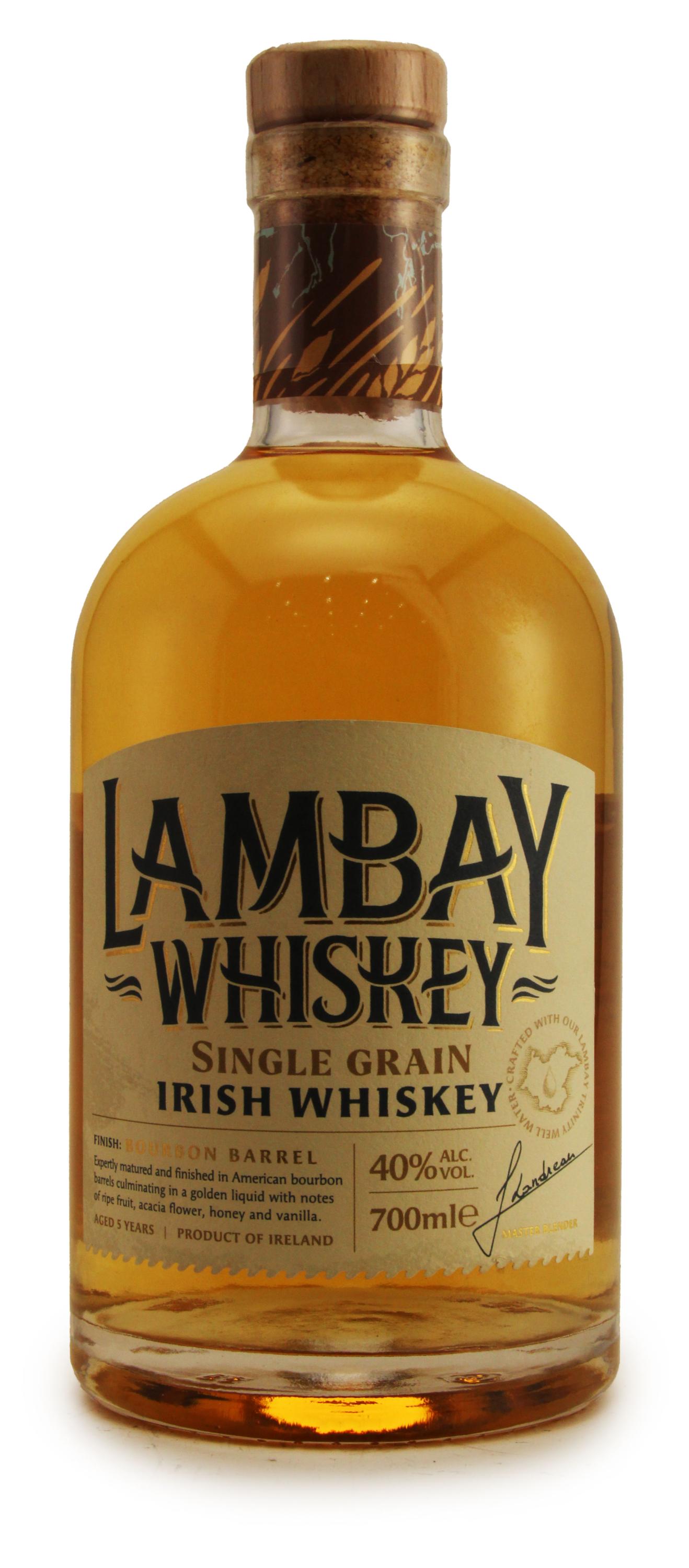 Изображение товара Ирландский однозерновой виски Lambay 0,7 л с мягким вкусом