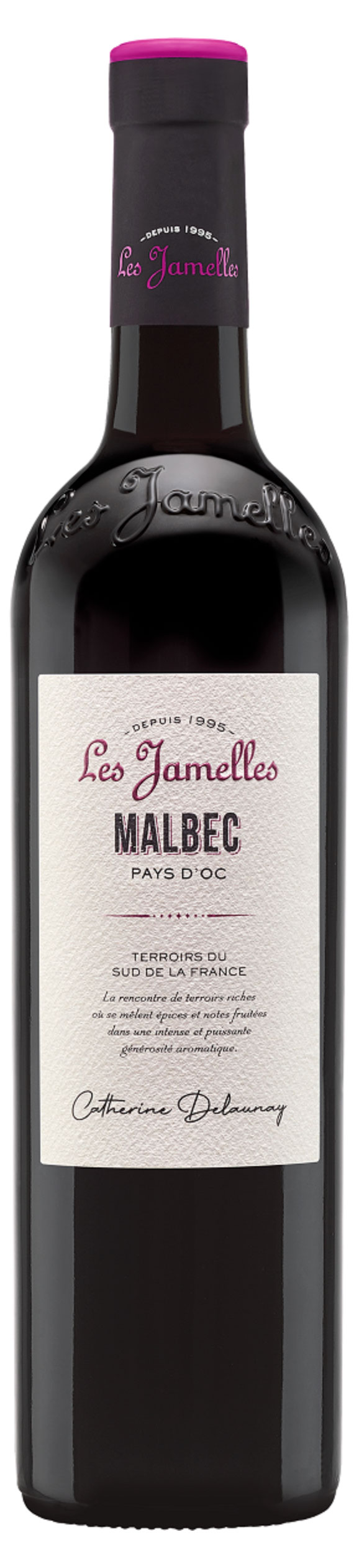 Изображение товара Вино Les Jamelles Malbec красное сухое Франция, 0,75 л