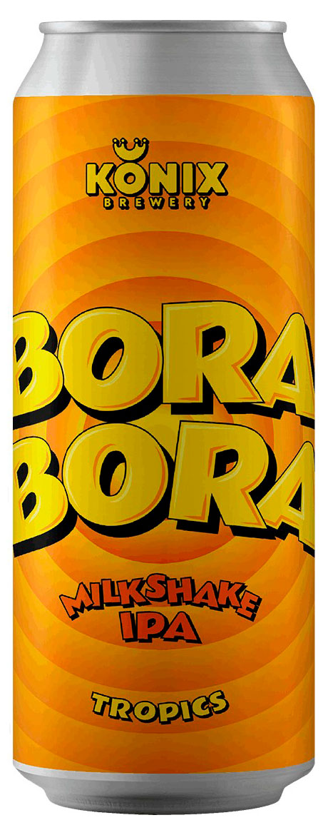 Изображение товара Пивной напиток светлый Konix Bora Bora нефильтрованный, 450 мл