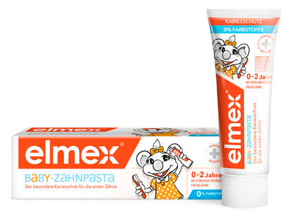 Изображение товара Зубная паста для детей Elmex 0-2 года Италия, 50 мл