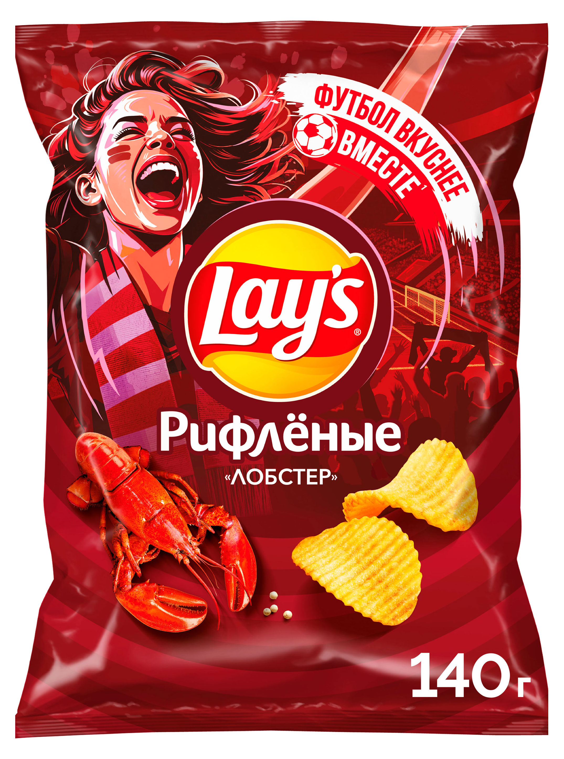 Изображение товара Чипсы Lay's Лобстер рифленые 140 г