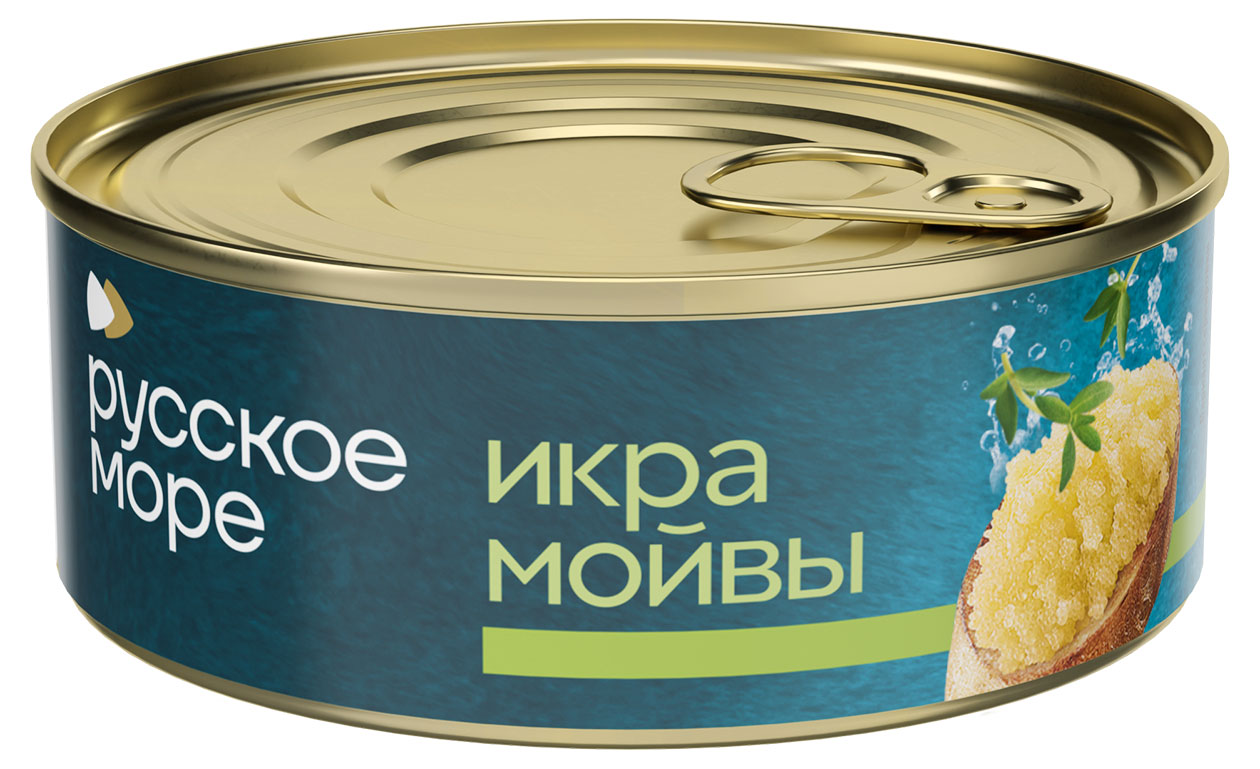 Изображение товара Икра мойвы Русское море Люкс Оригинальная 0,1 кг