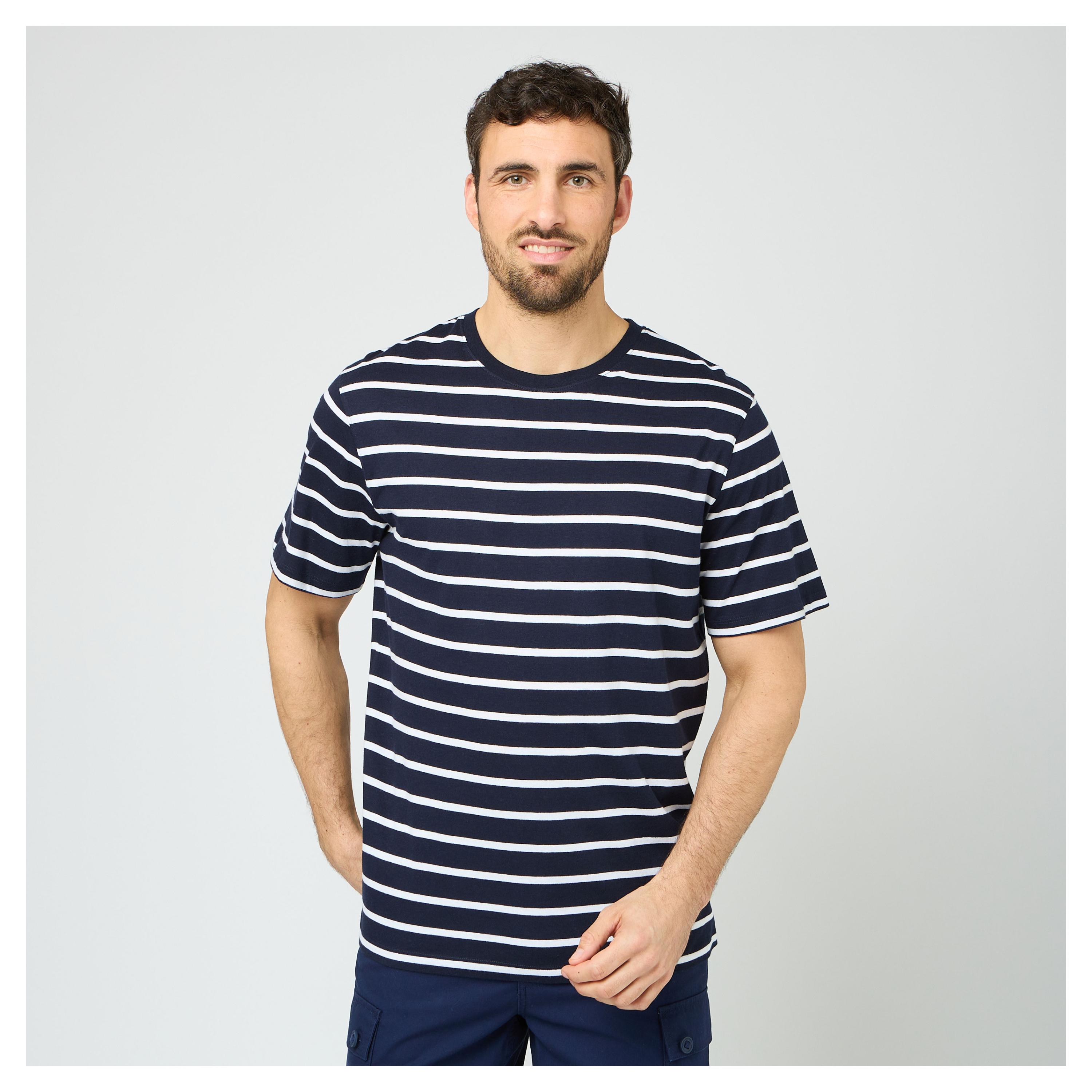 Изображение товара Футболка мужская InExtenso короткий рукав в полоску, р S-XXL