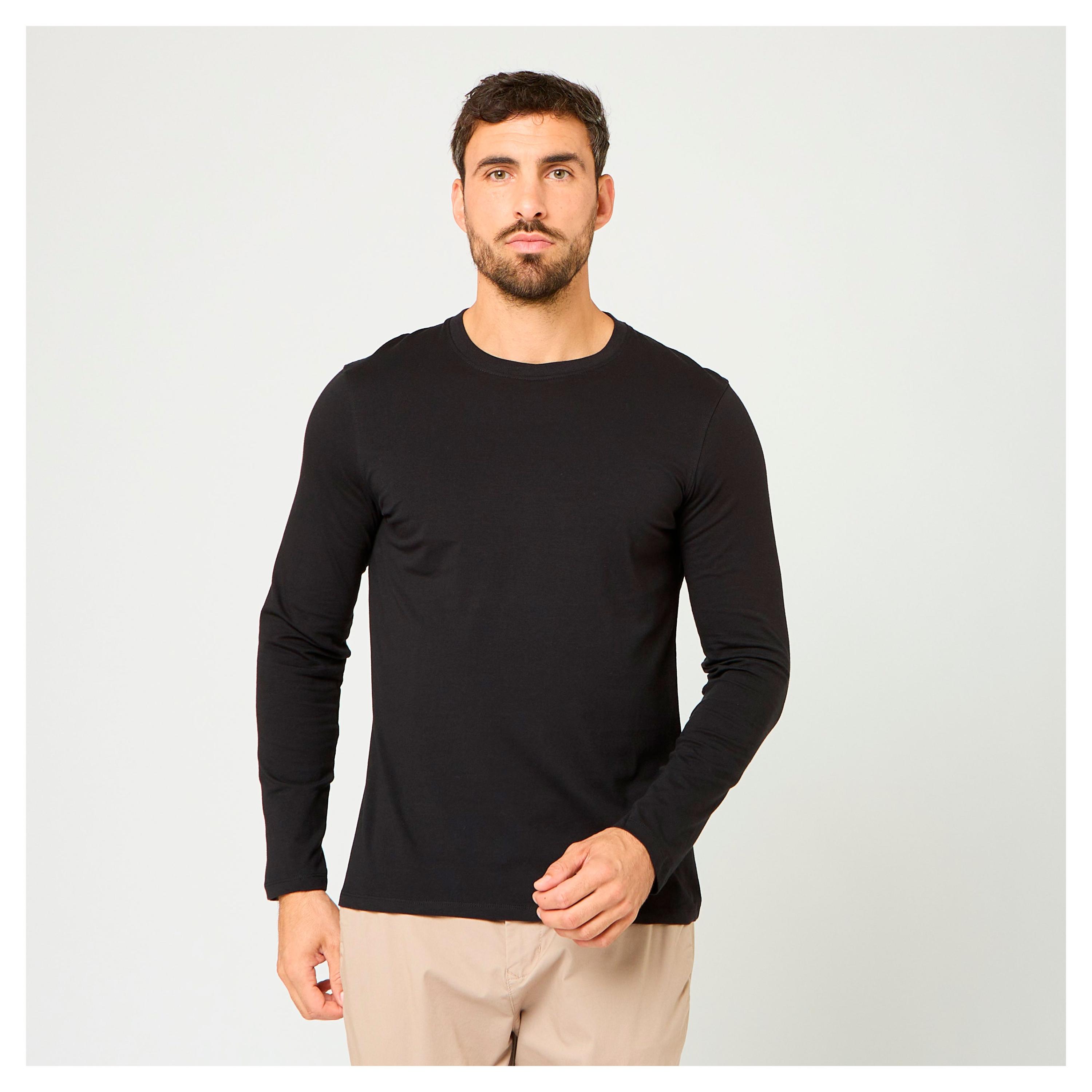 

Футболка мужская InExtenso с длинным рукавом черная, р.S-XXL
