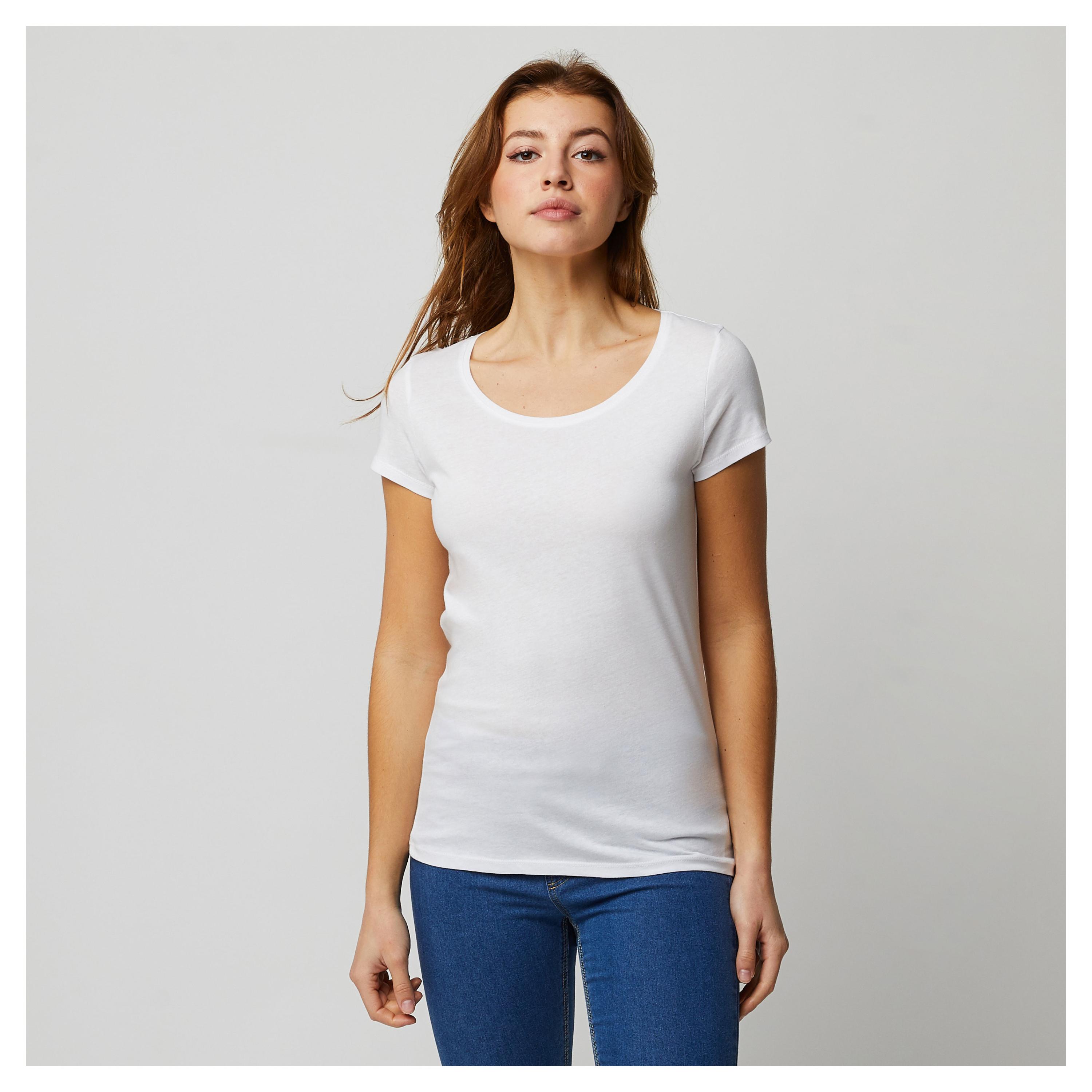 Изображение товара Футболка женская InExtenso с коротким рукавом белая, р. XS-XXL