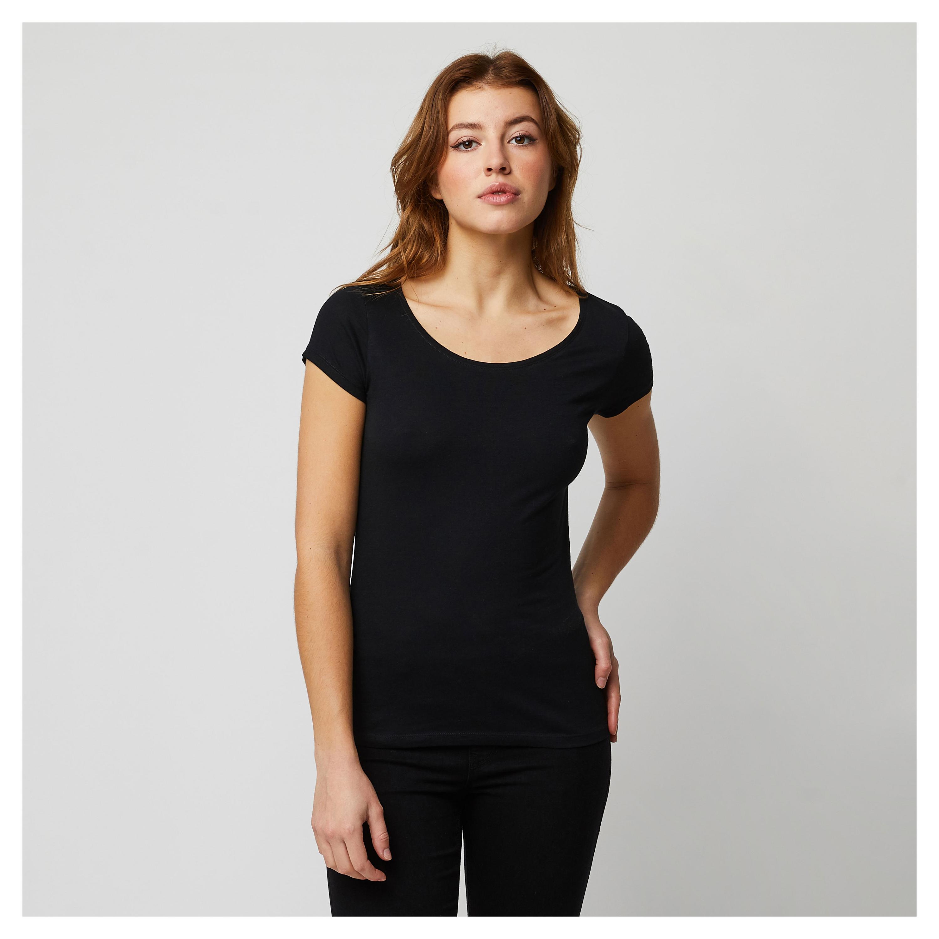 

Футболка женская InExtenso с коротким рукавом черная, р. XS-XXL