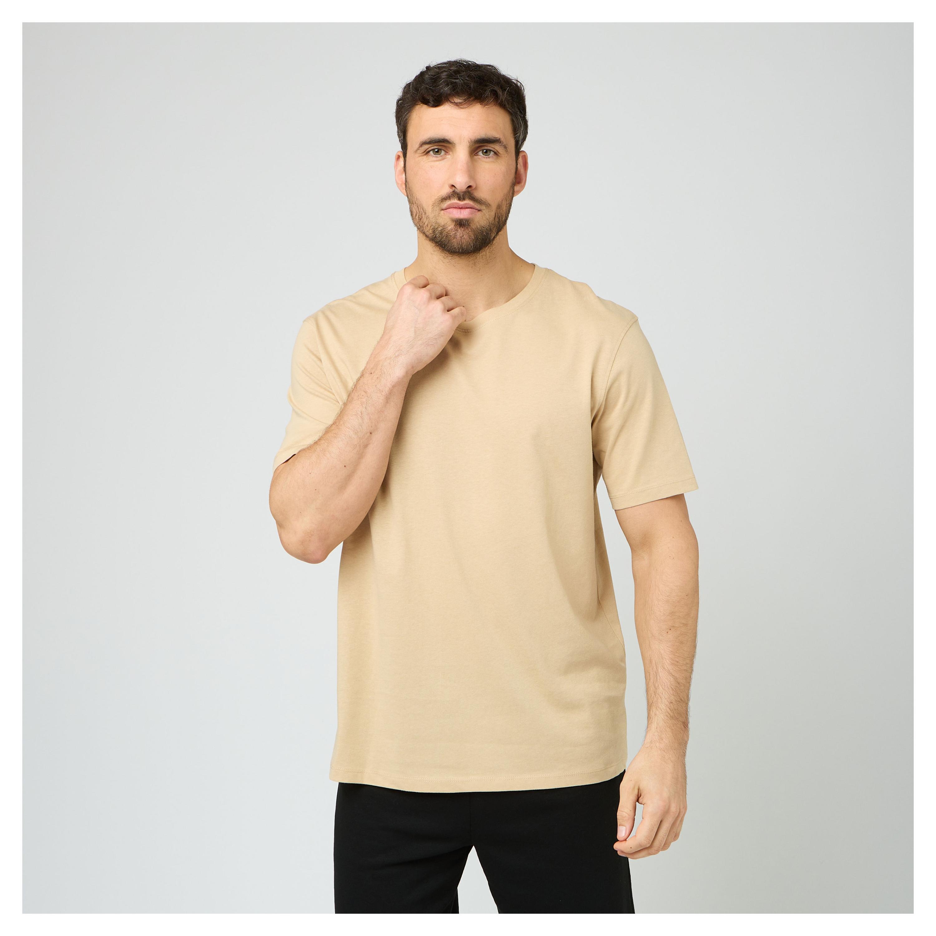 Изображение товара Футболка мужская InExtenso с коротким рукавом бежевая, р. S-XXL