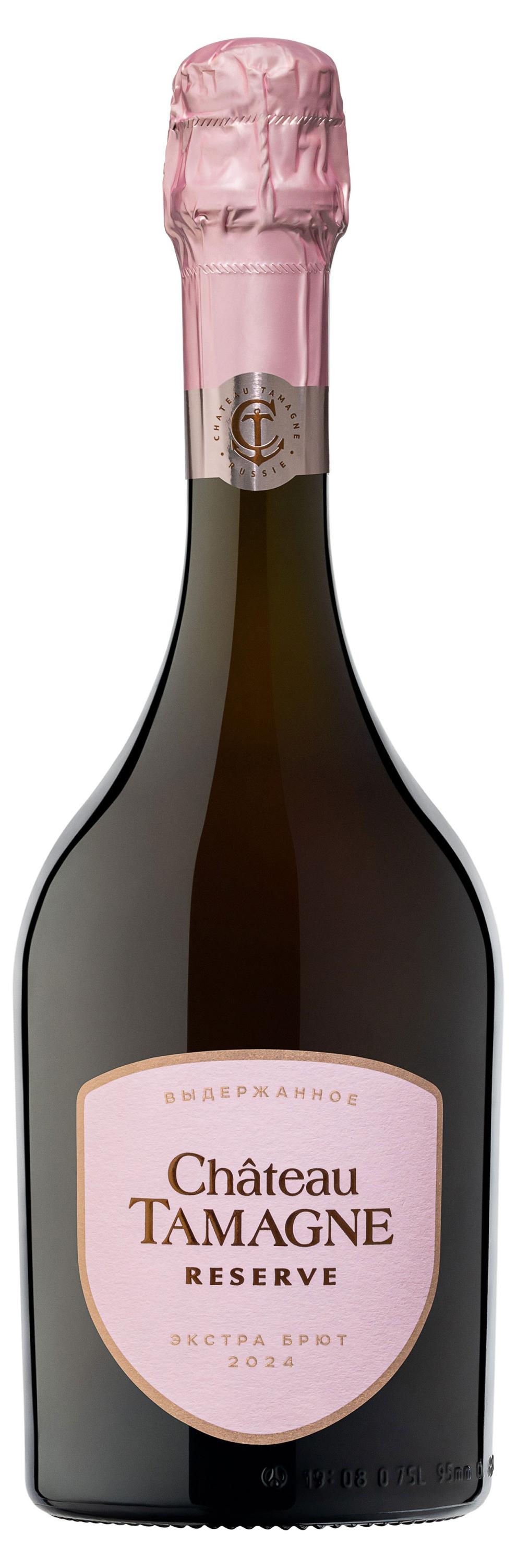 Изображение товара Игристое вино Chateau TAMAGNE Reserve розовое брют Россия, 0,75 л