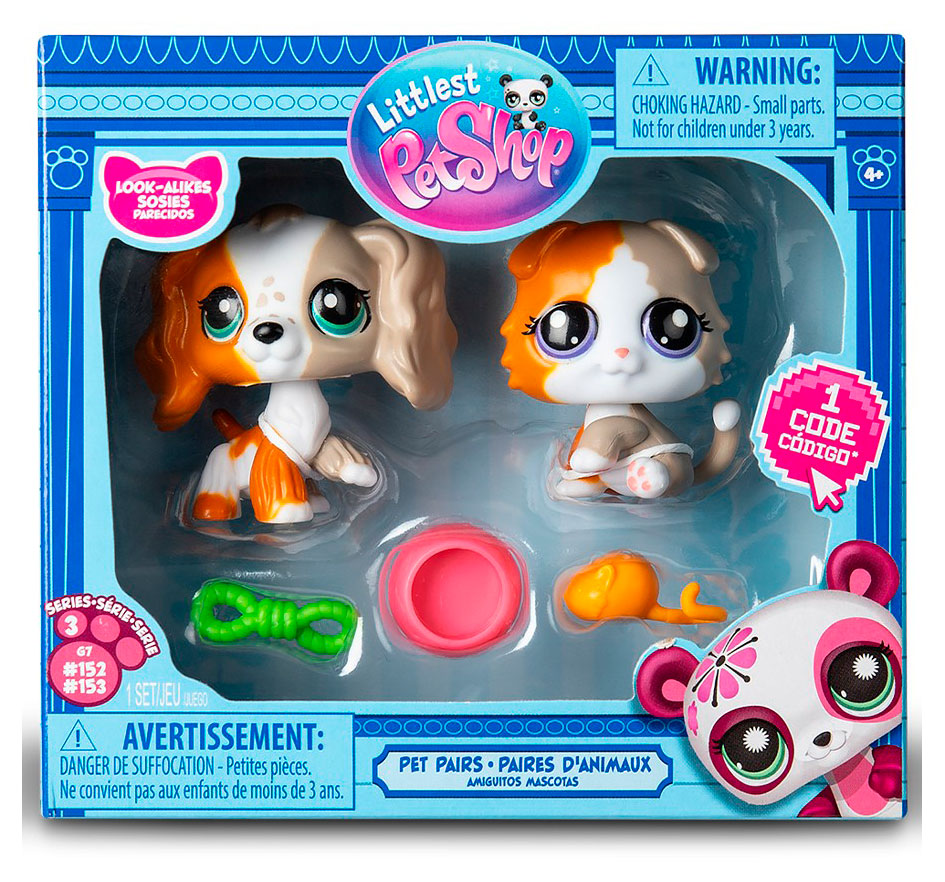 

Набор игровой Littlest Pet Shop Пара друзей с аксессуарами, 2 предмета в ассортименте