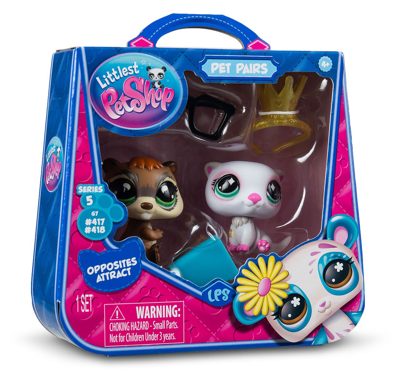 Набор игровой Littlest Pet Shop Пара друзей с аксессуарами, 2 предмета в ассортименте