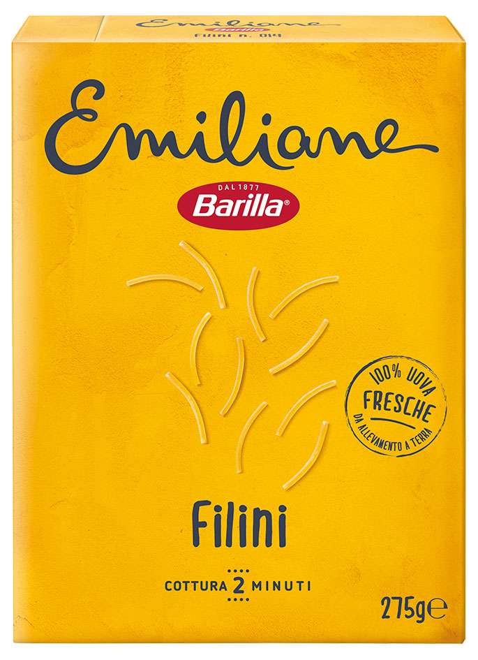 Изображение товара Макаронные изделия Barilla Emiliane Filini Филини вермишель яичные Италия, 275 г