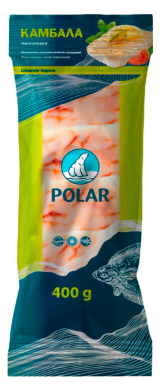 Изображение товара Камбала замороженная POLAR филе порционное, 400 г