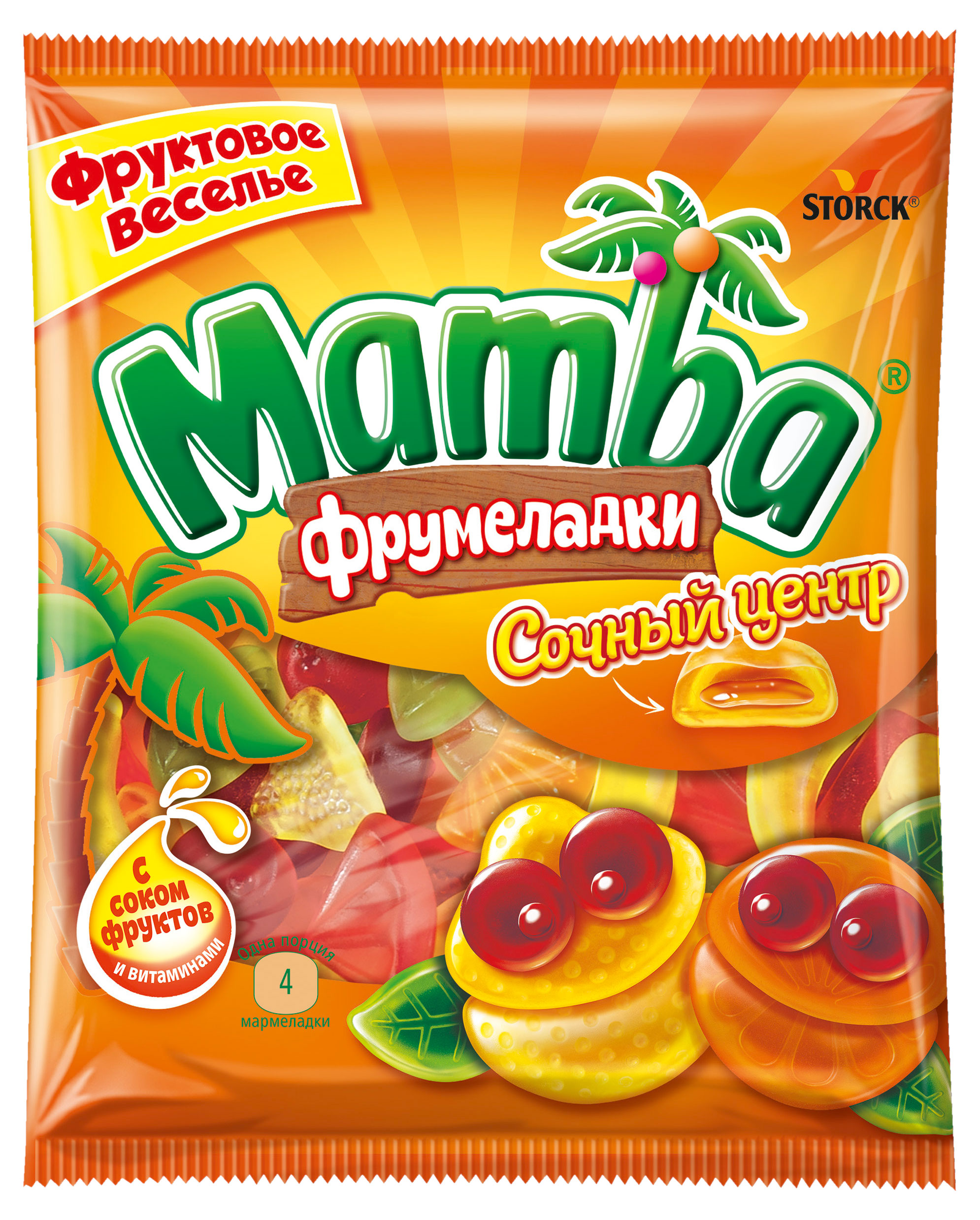 Изображение товара Фрумеладки Mamba Сочный центр Германия, 70 г