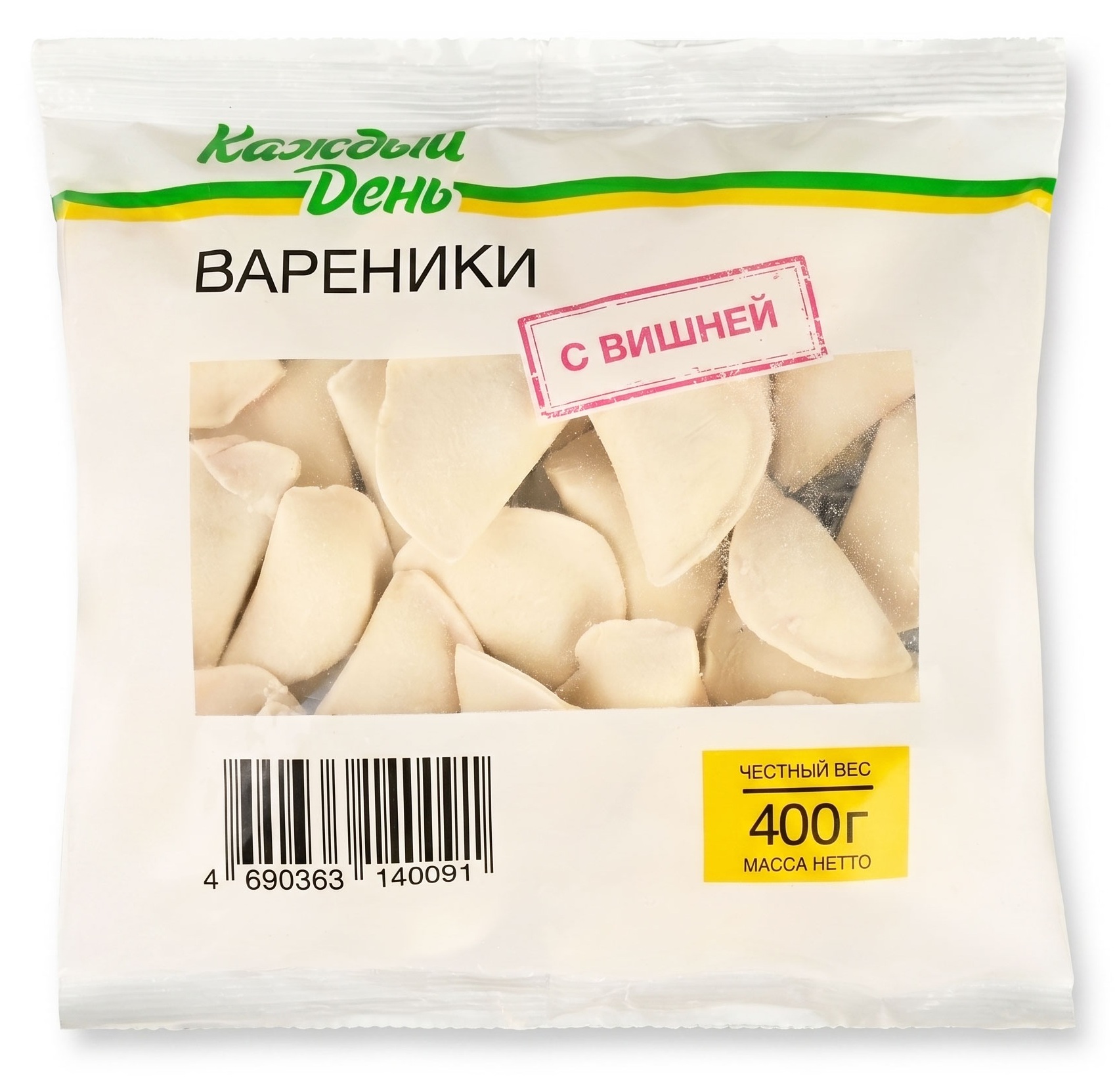 Изображение товара Вареники сладкие «Каждый день» с вишней, 400 г