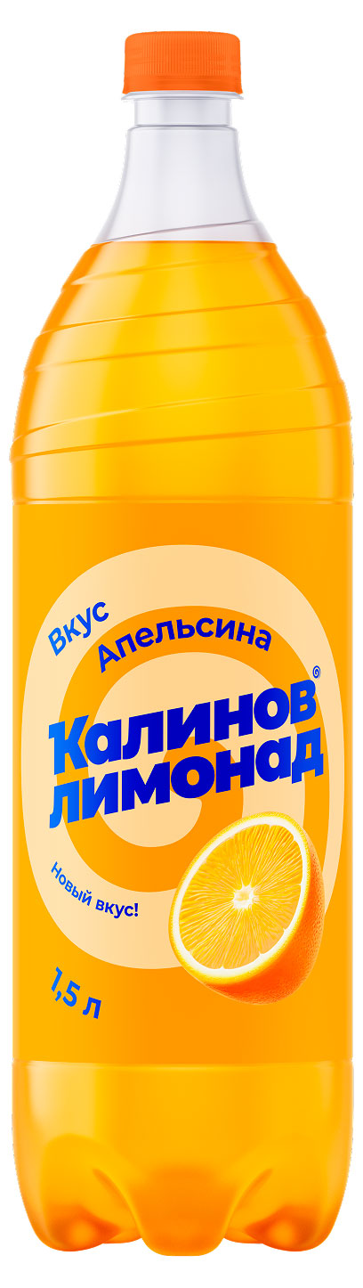 Изображение товара Напиток газированный «Калинов Лимонад» Апельсин, 1,5 л