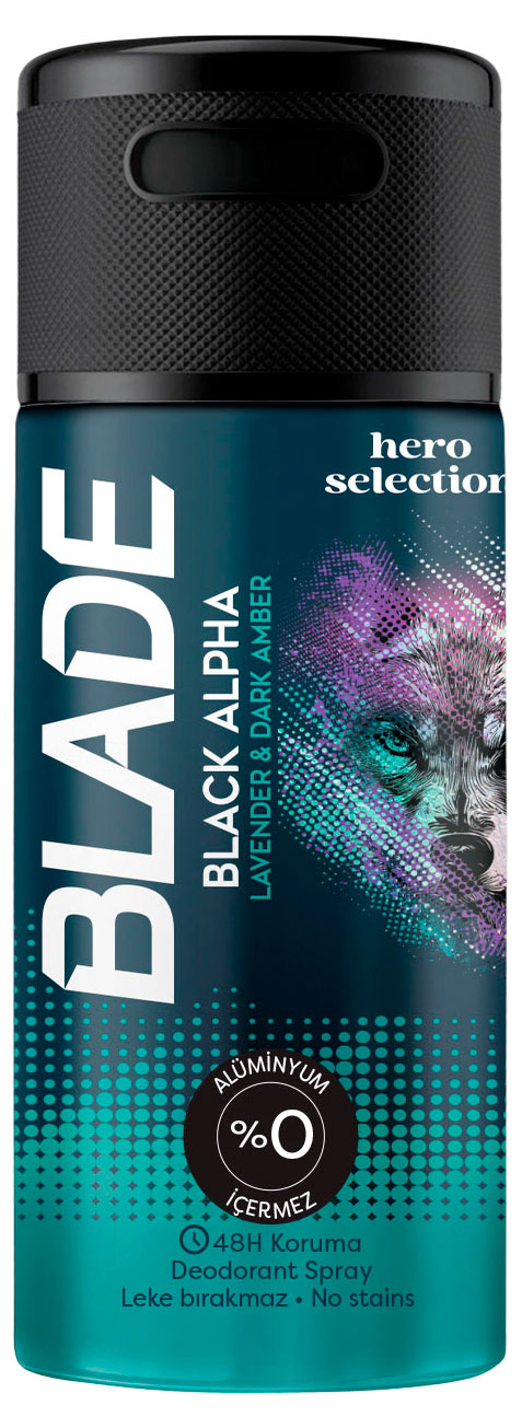 Изображение товара Blade Black Alpha мужской дезодорант спрей 90 мл Турция