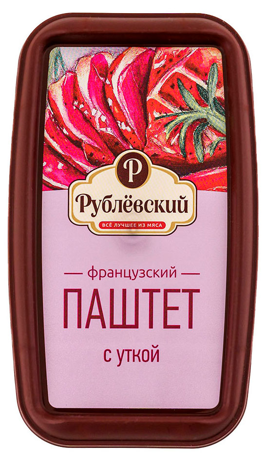 

Паштет Рублёвский Французский с уткой охлажденный, 175 г