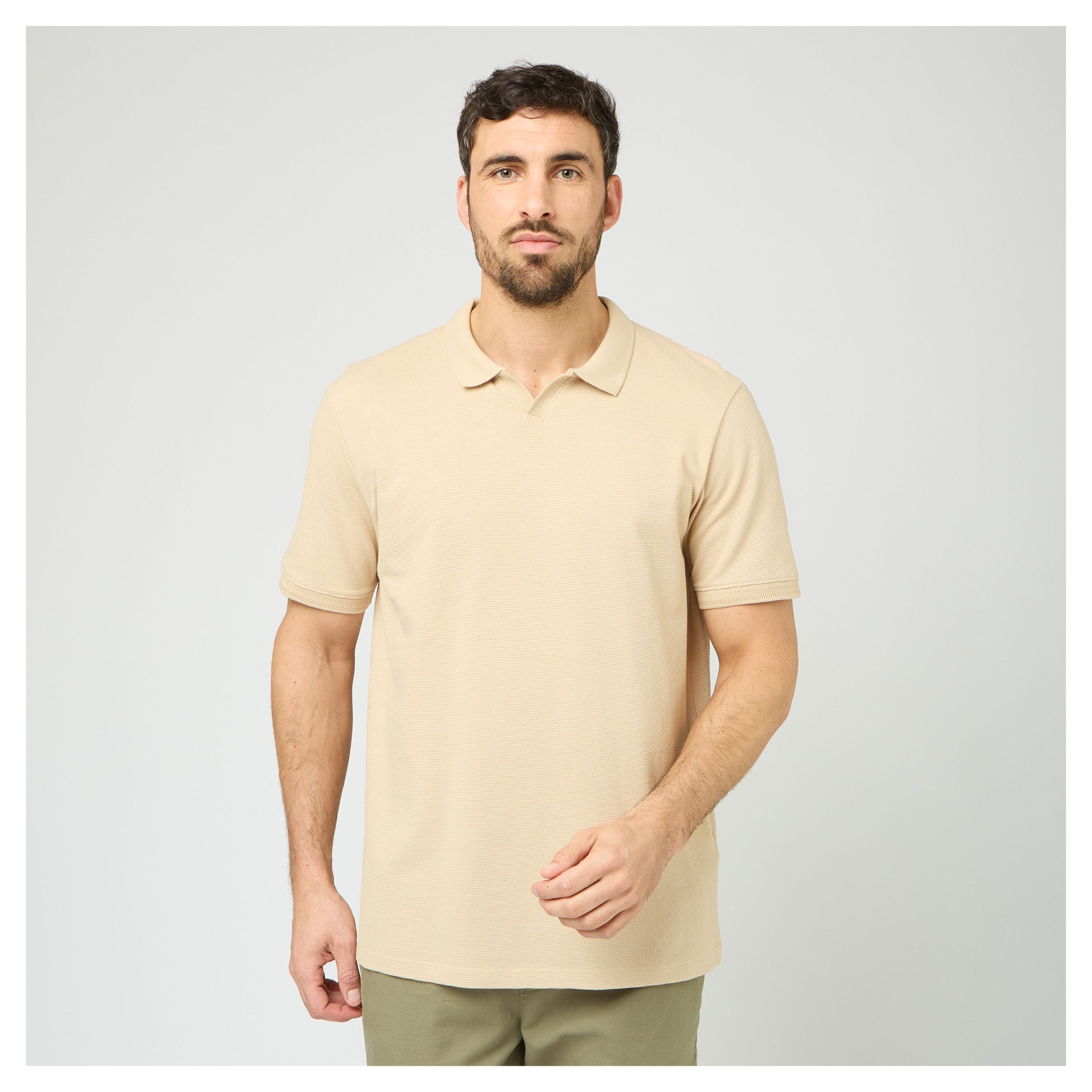 

Поло мужское InExtenso с коротким рукавом бежевое, р. S-XXL