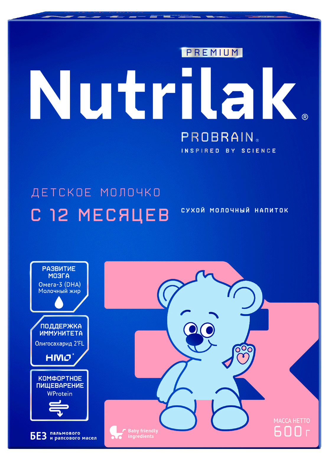 Изображение товара Nutrilak Premium 3 Детское молочко с 12 мес. 600 г